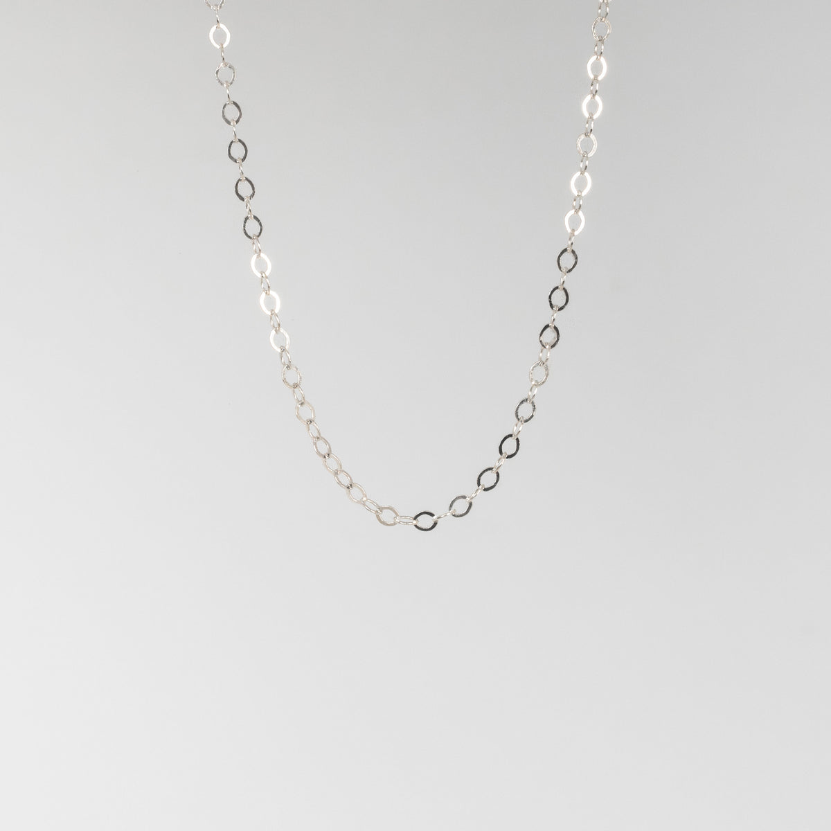 Flat Cable Chain - 14k Gold Filled and 925 Sterling Silver