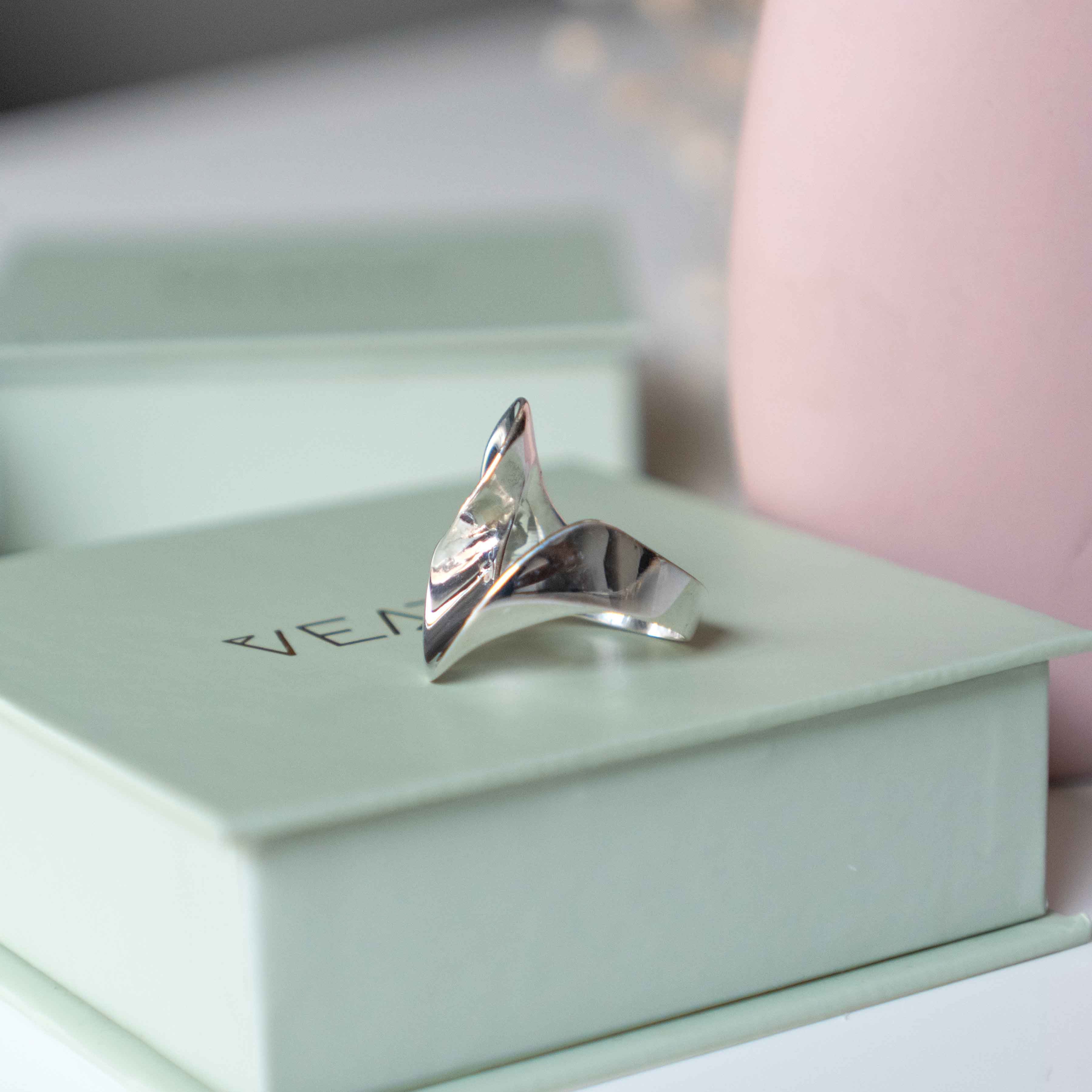 sterling silver statement ring for Women, Unique Large Cocktail Rings, Anniversary gift for wife, mom birthday gift, handmade silver ring gifts