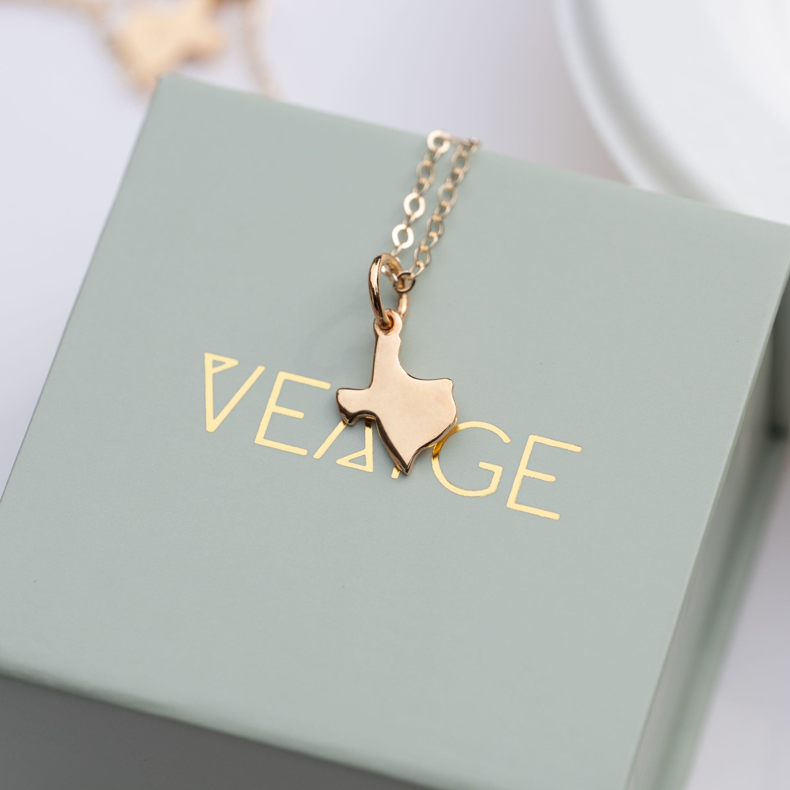 Texas State Charm Pendant, Texas Necklace Gold, Texas Gift for Texans, Houston Strong Necklace, Texas Strong Necklace