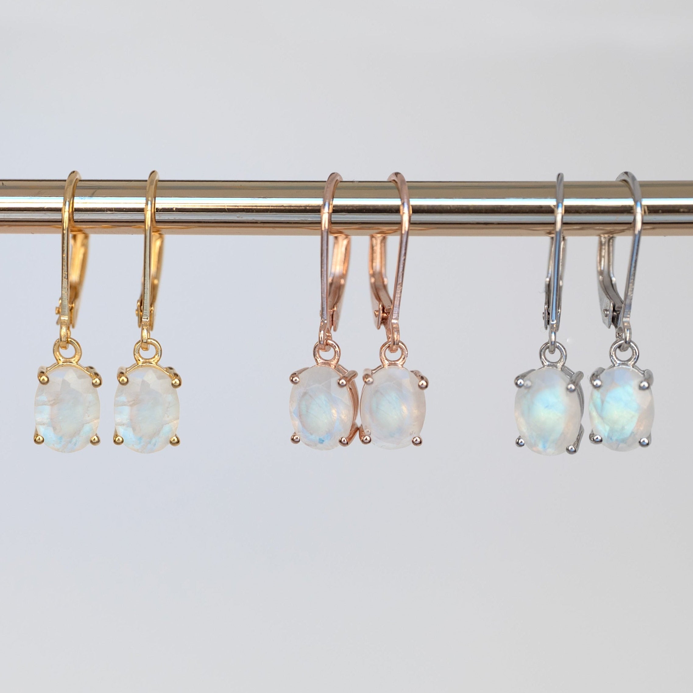 Moonstone Dangle Earrings