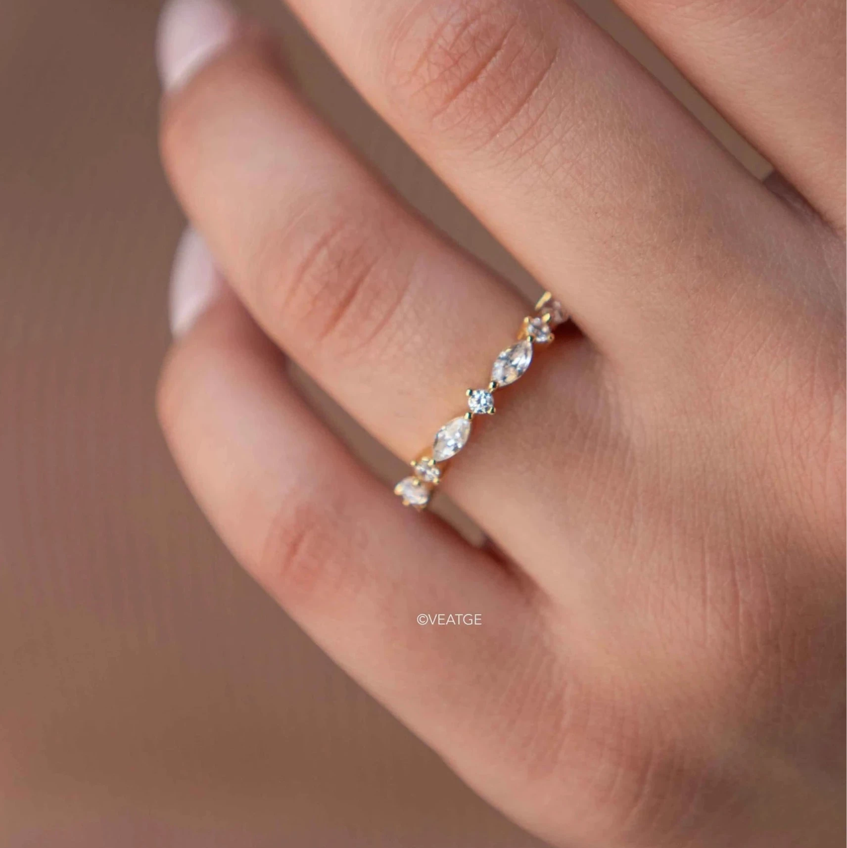 Marquise Full Eternity Ring