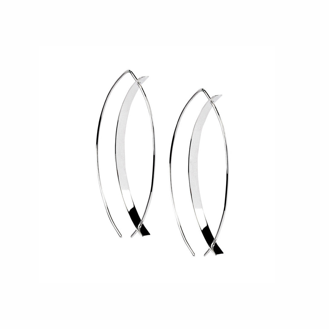 Marquise Wire Statement Earrings