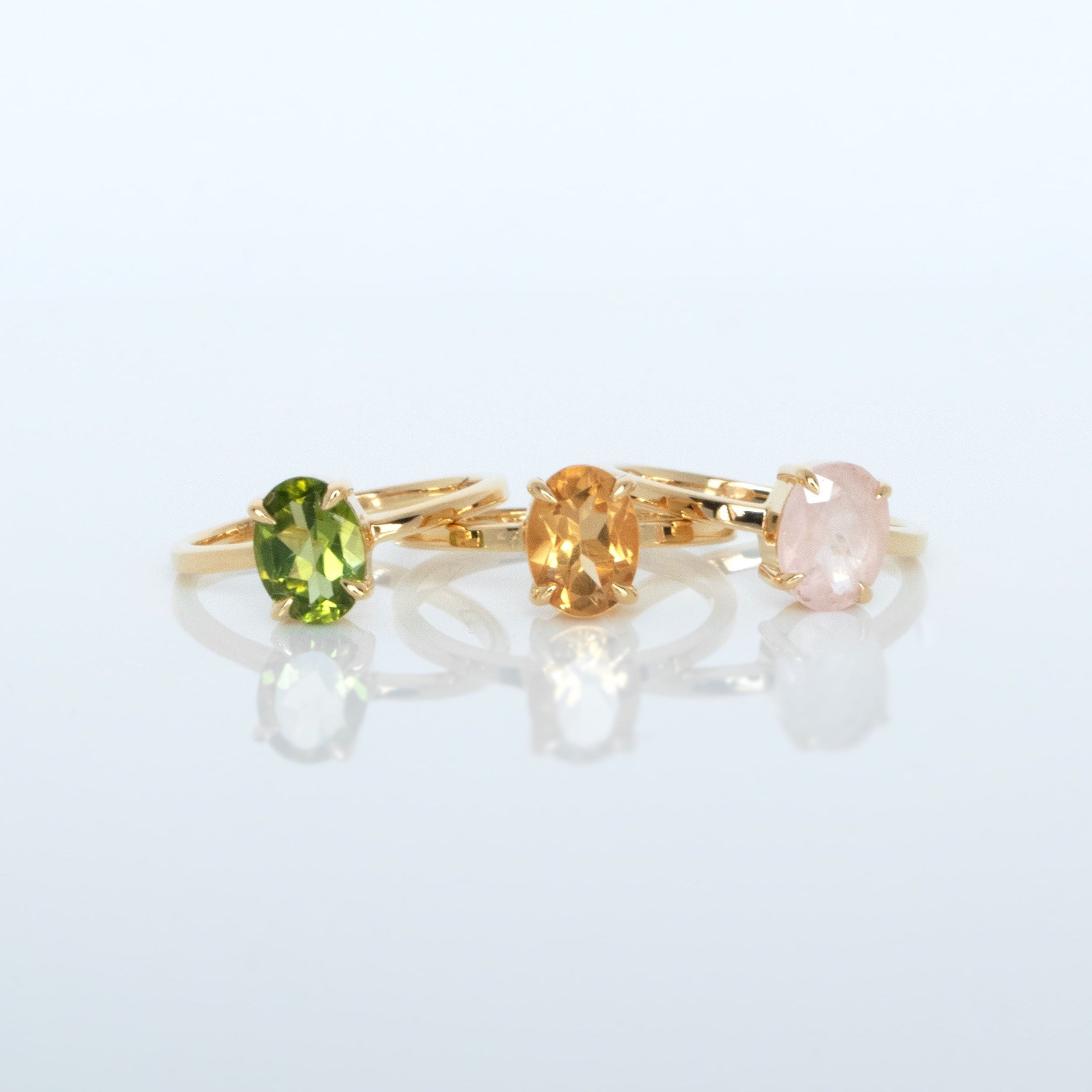 Genuine Citrine Ring Veatge