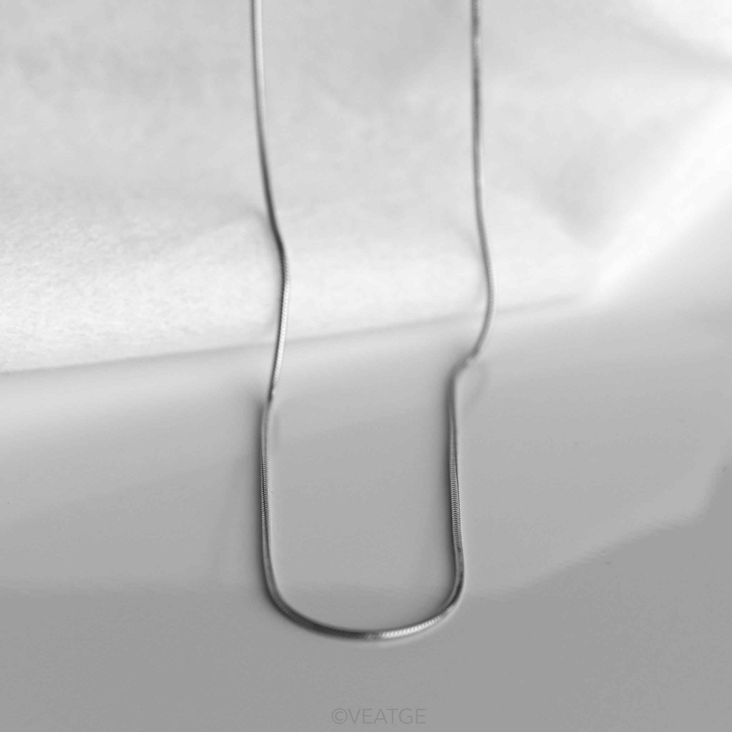 Statement Circle Necklace - Sterling Silver