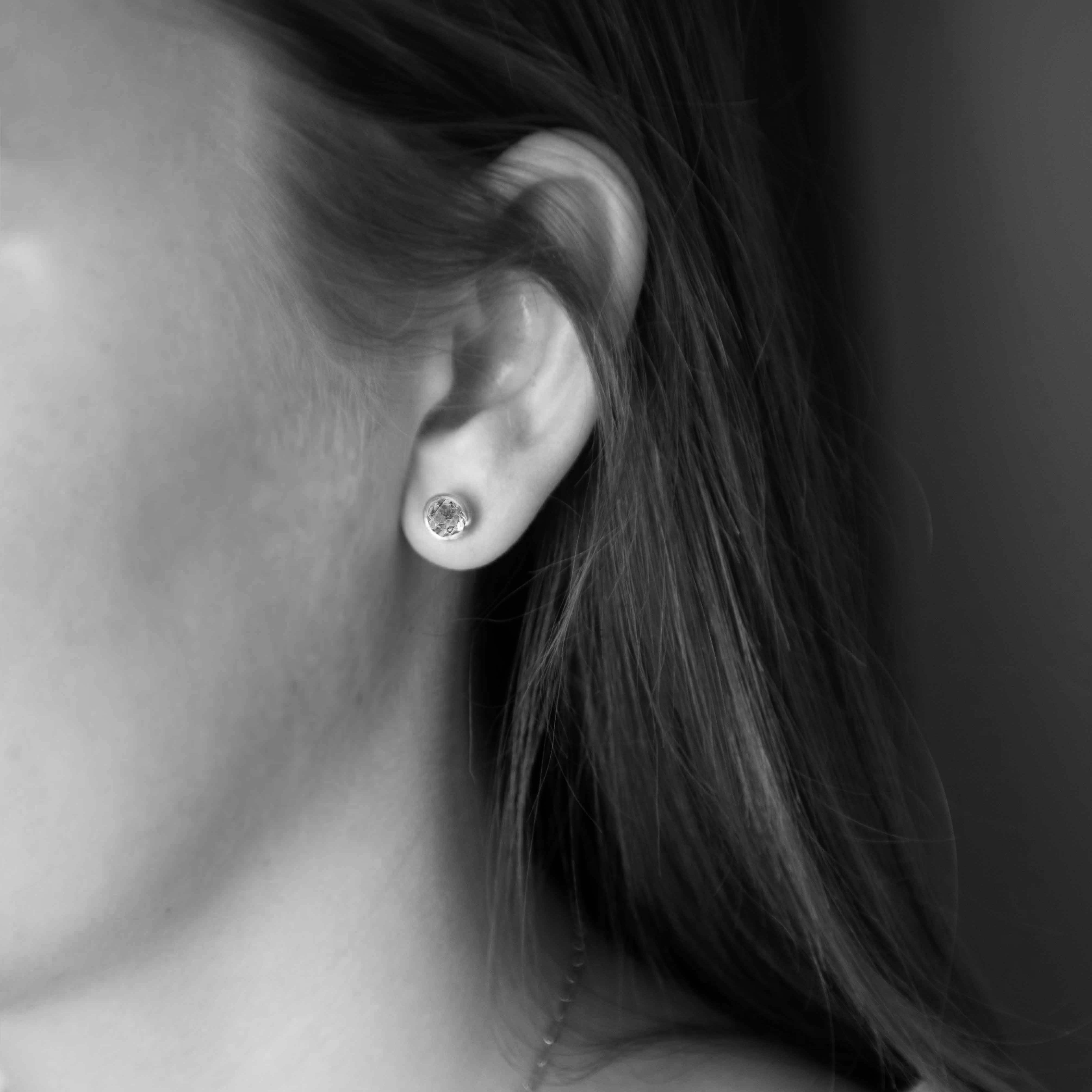Silver Stud Earrings for women