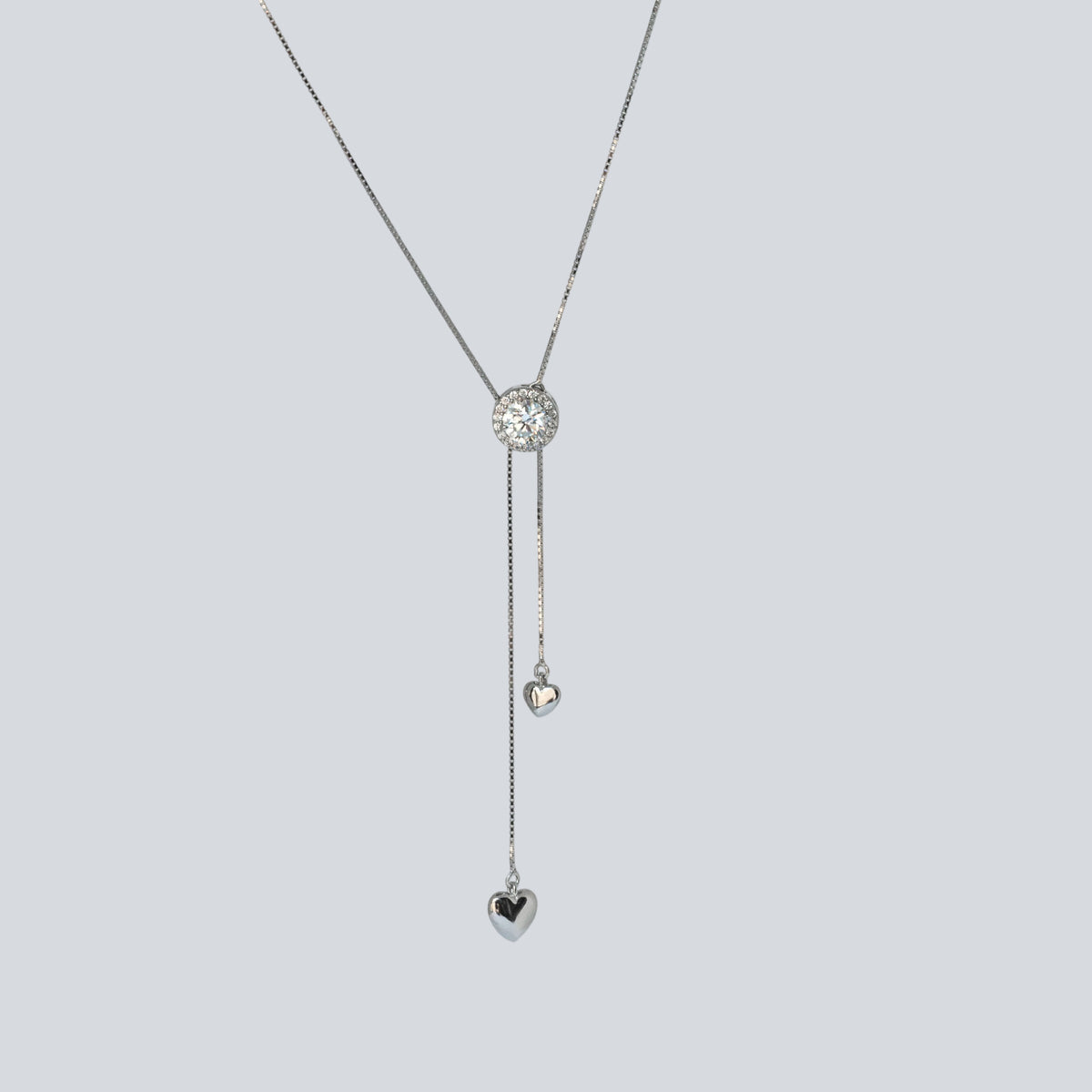 Moissanite Lariat Y Necklace