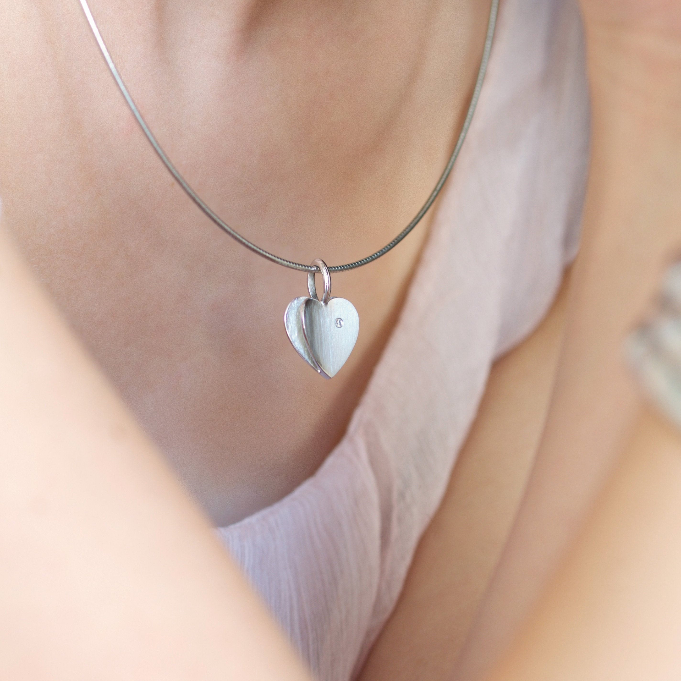 two hearts necklace