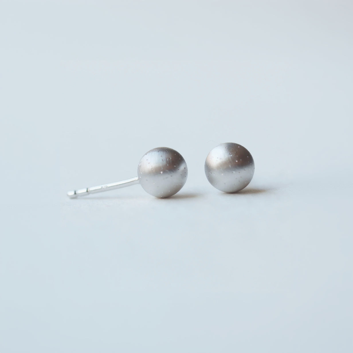 sparkle sterling silver studs simple earrings for girls