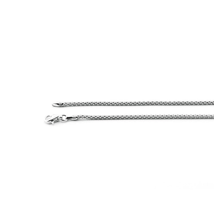 Dotted Sterling Silver Thick Chain