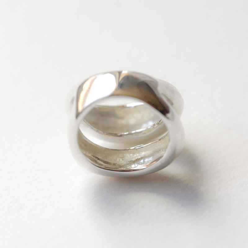 Silver Dome Ring, Chunky Ring, Statement Ring