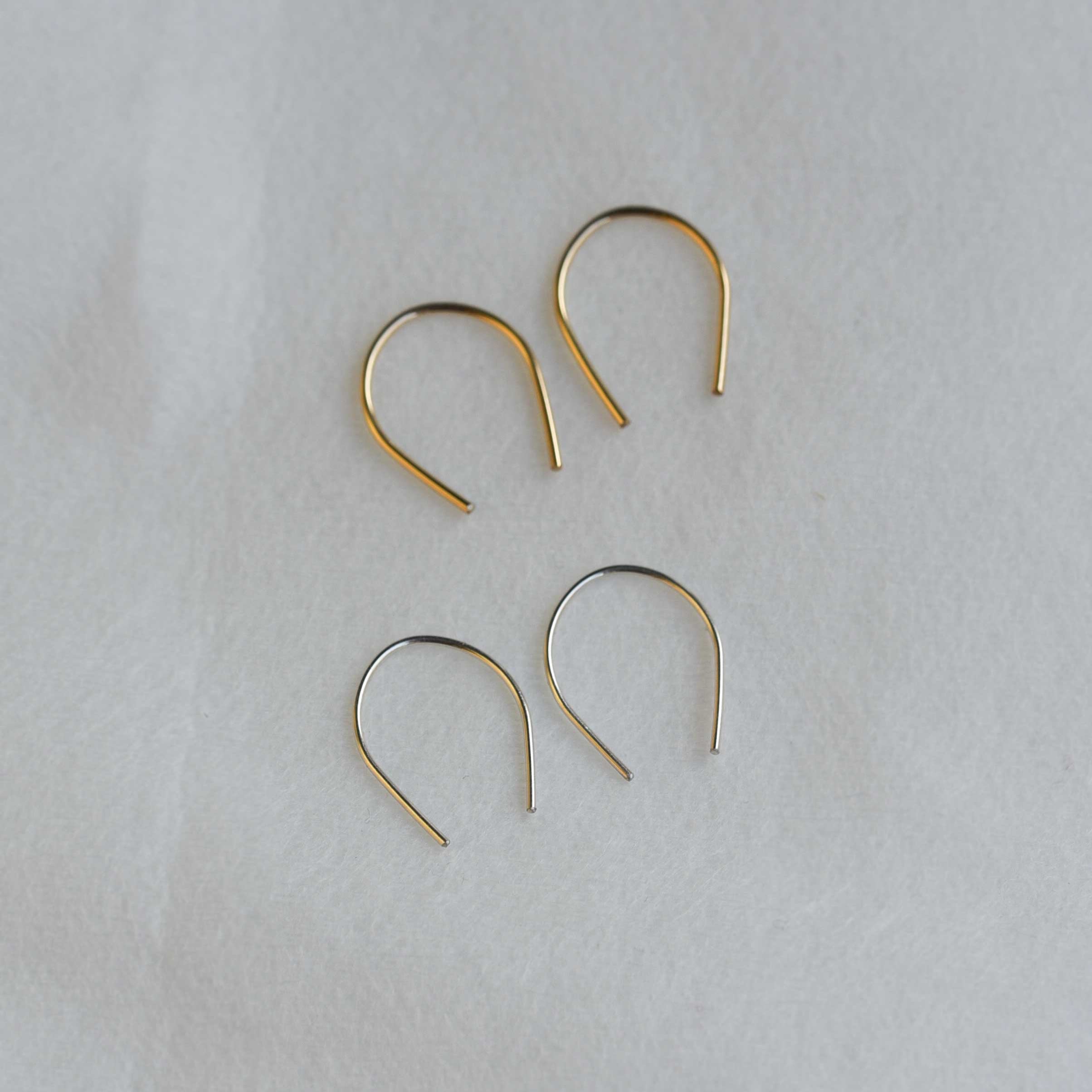 Horseshoe earrings, pay it forward earrings veatge
