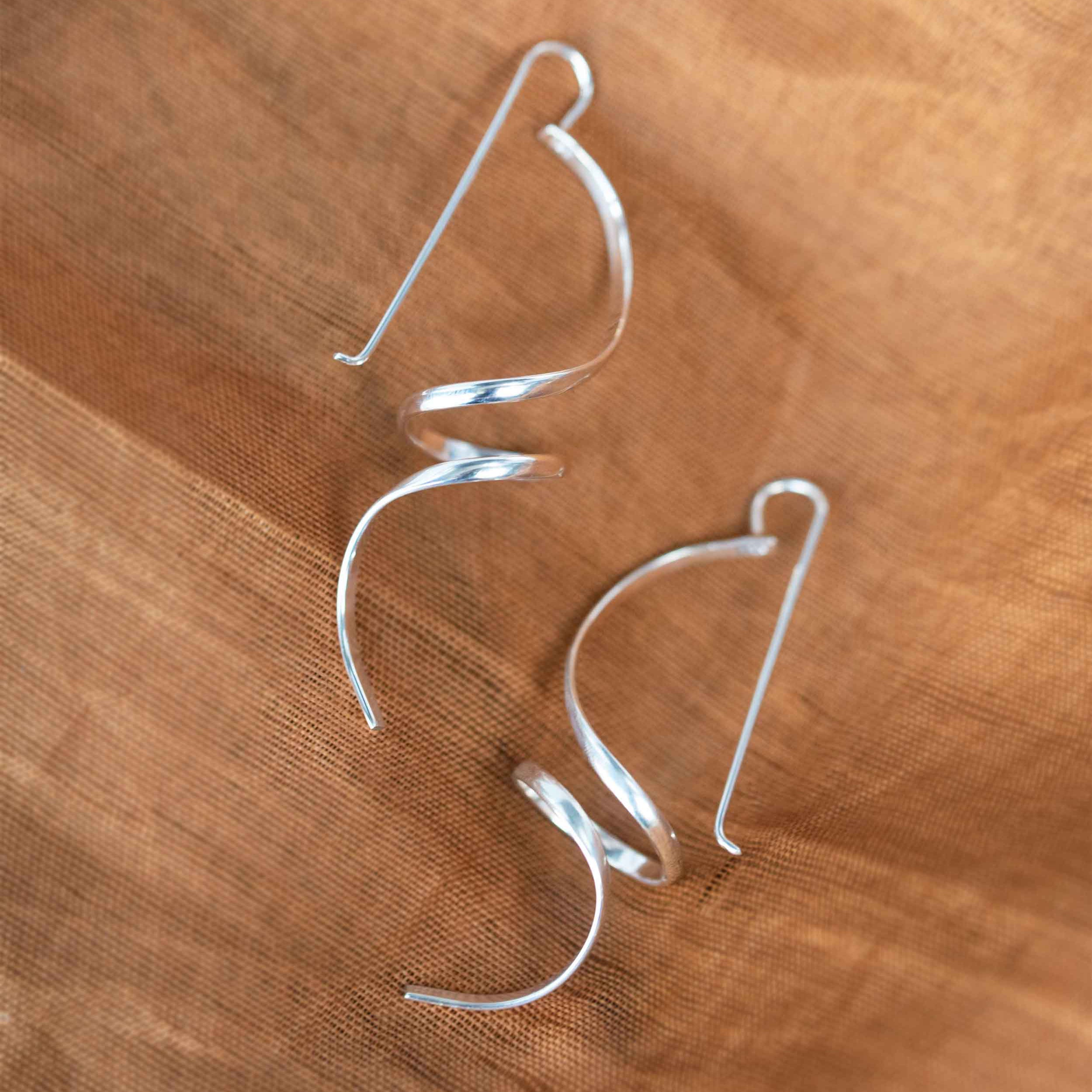 Large Statement Sterling Silver Earrings Gifts for Women Girls
