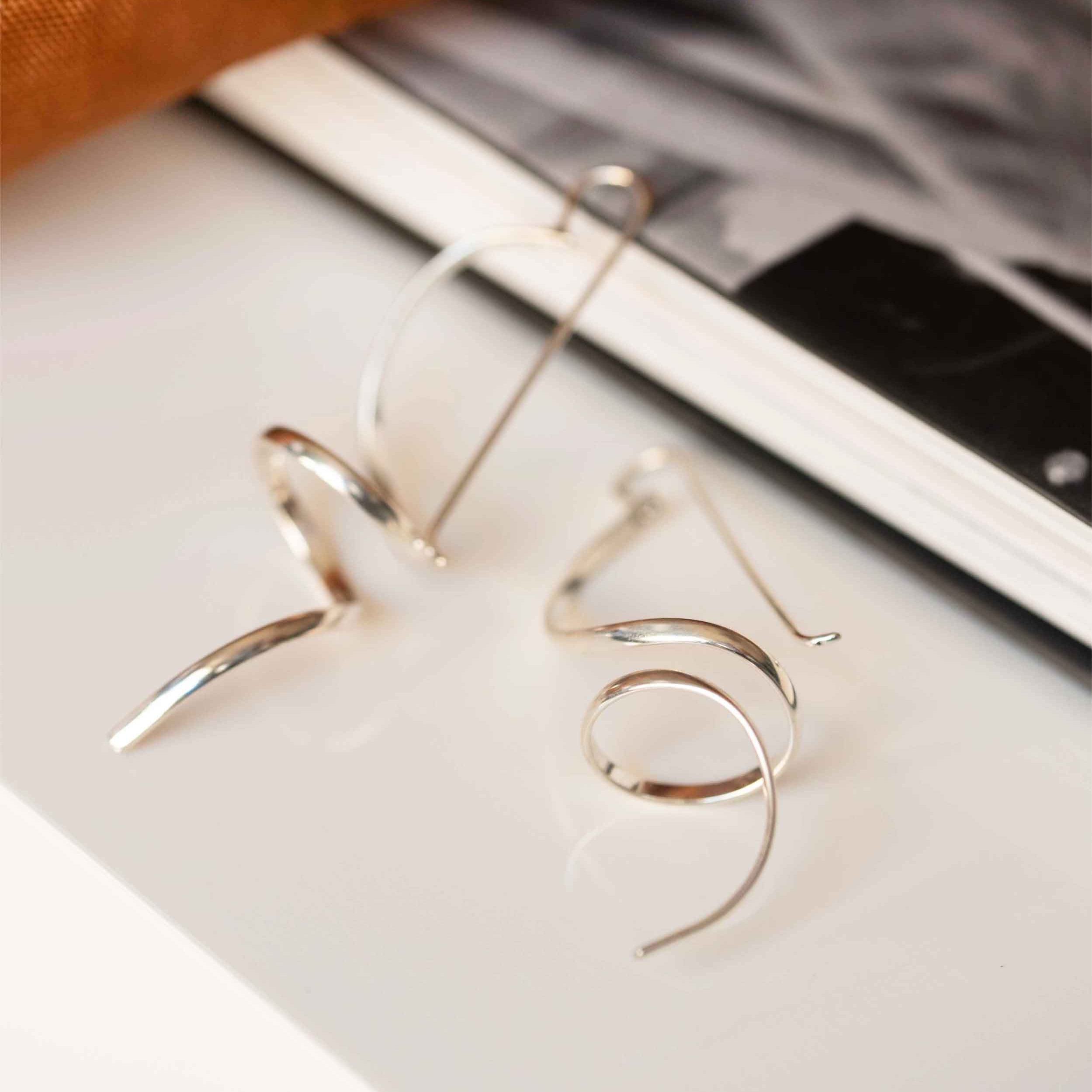 Large Statement Sterling Silver Earrings Gifts for Women Girls