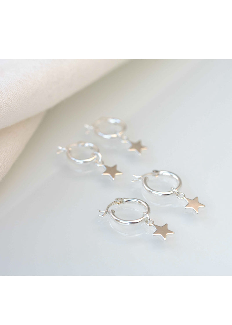 Mother Daughter Star Earrings Mother's Day Gift Set