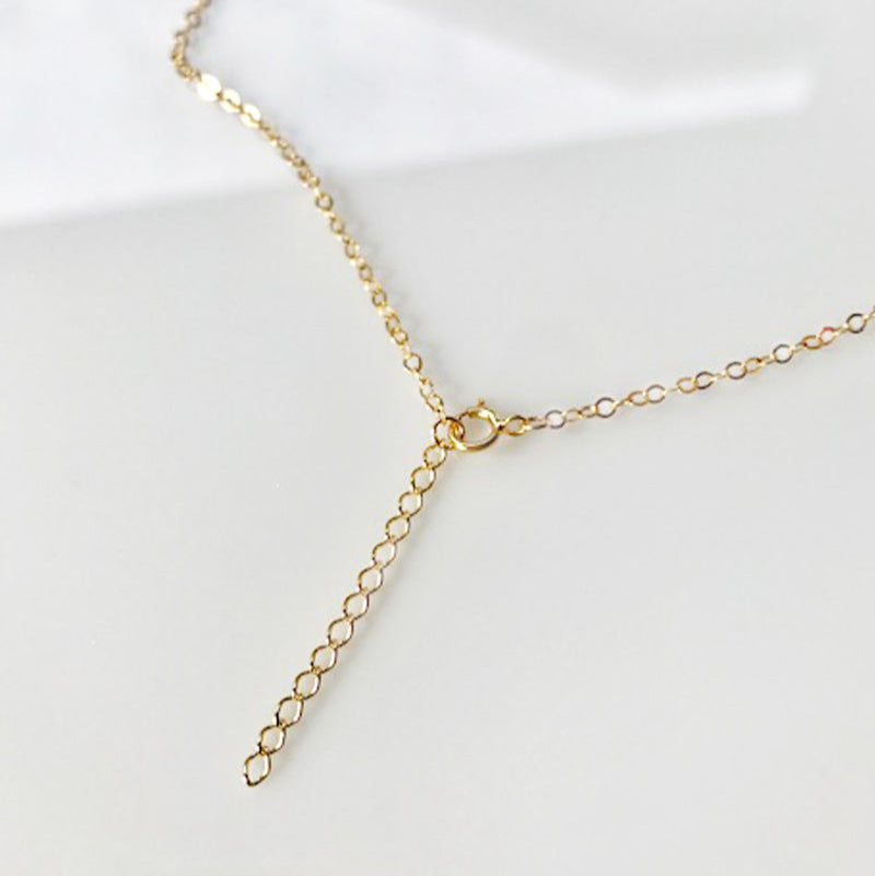 Keshi Pearl Necklace in gold
