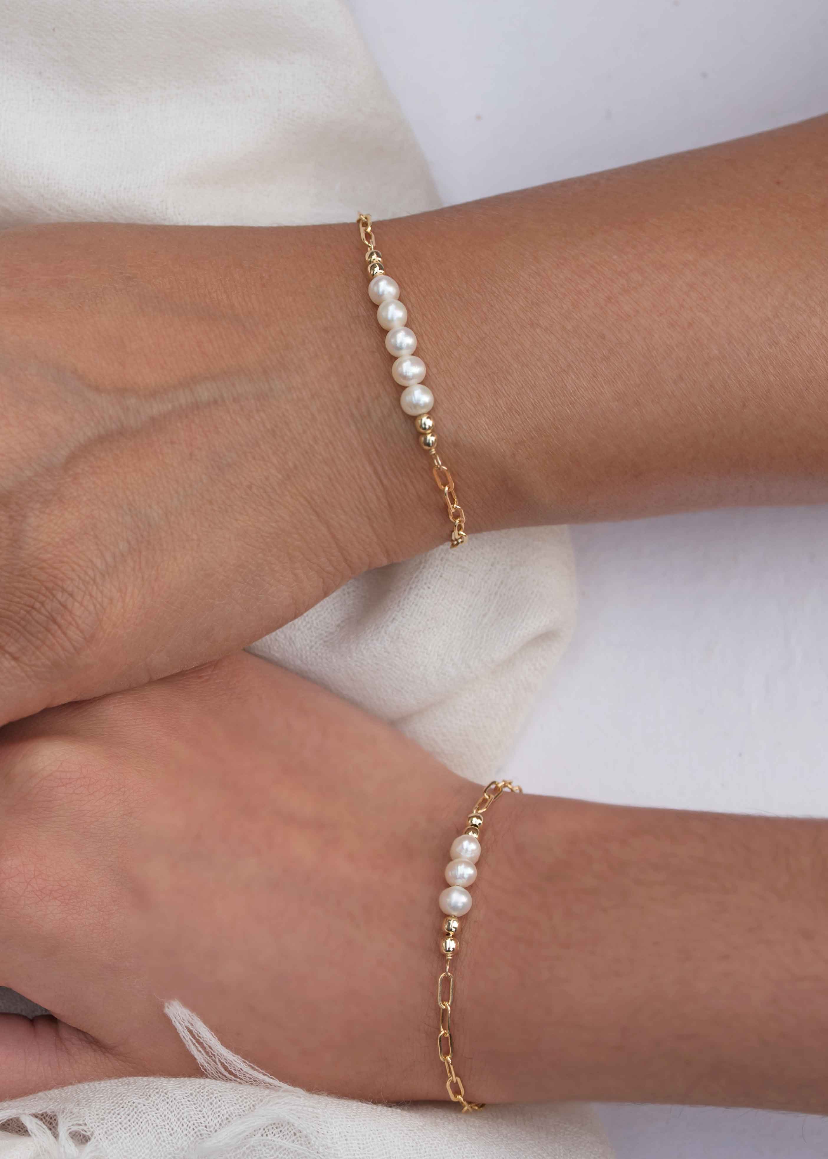 pearl bracelet set mother's day gift gift for mom