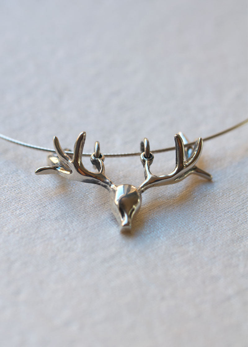 Reindeer antler pendant