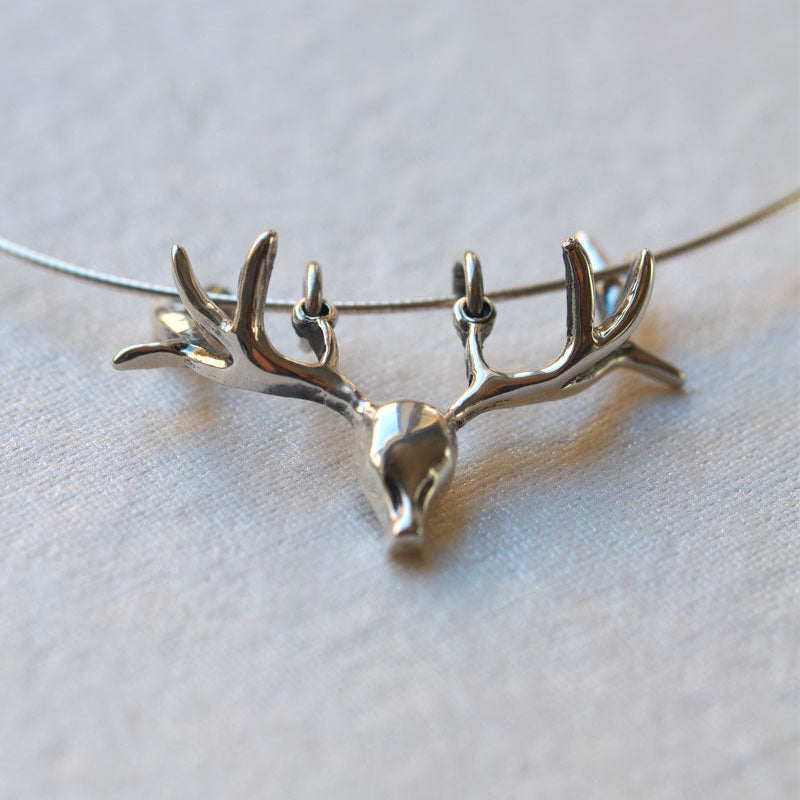 Reindeer antler pendant