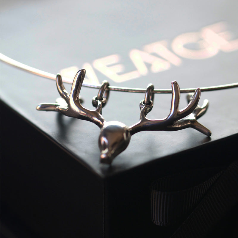 Reindeer antler pendant