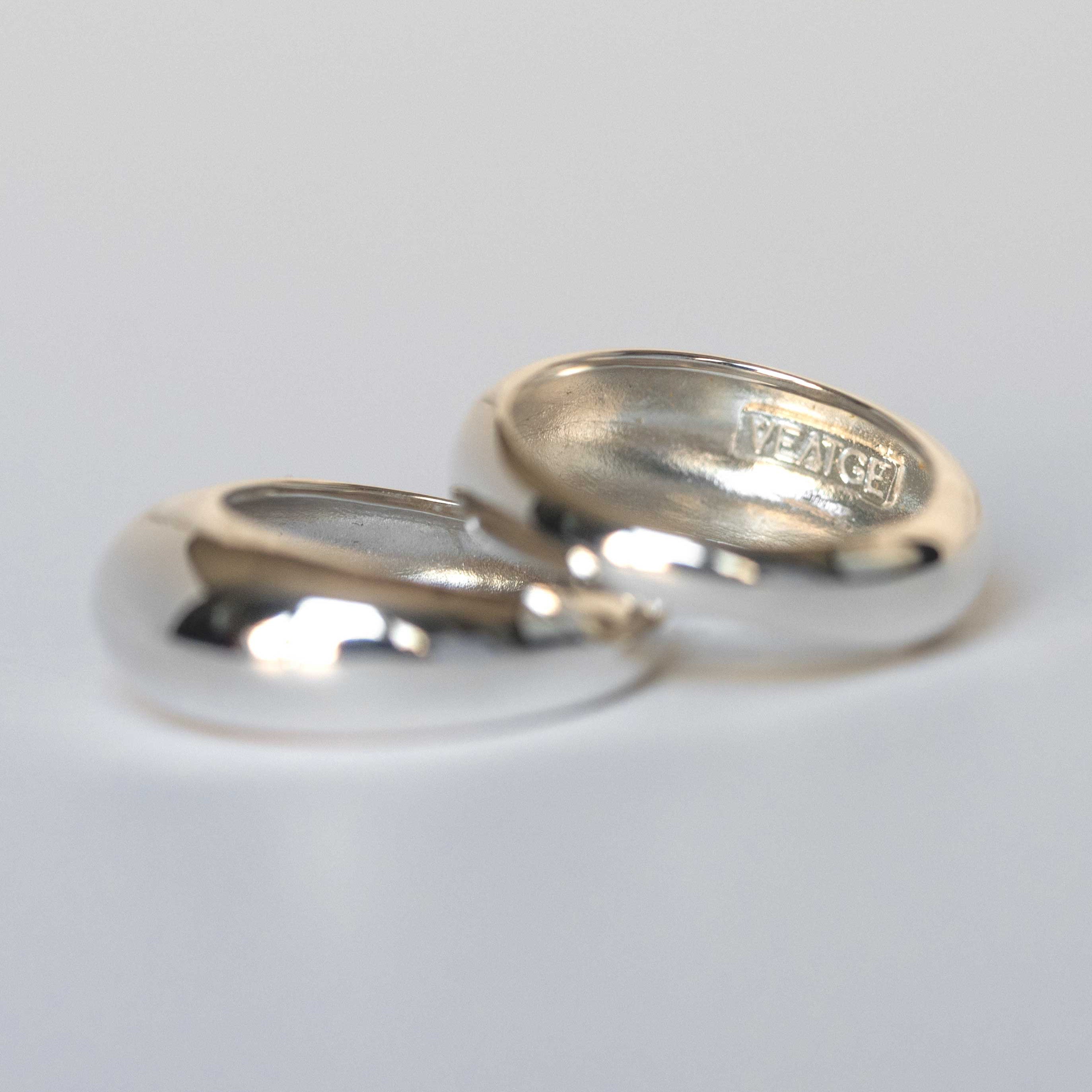Silver Dome Ring Modern Statement Ring Stacking Ring Chunky Silver Ring