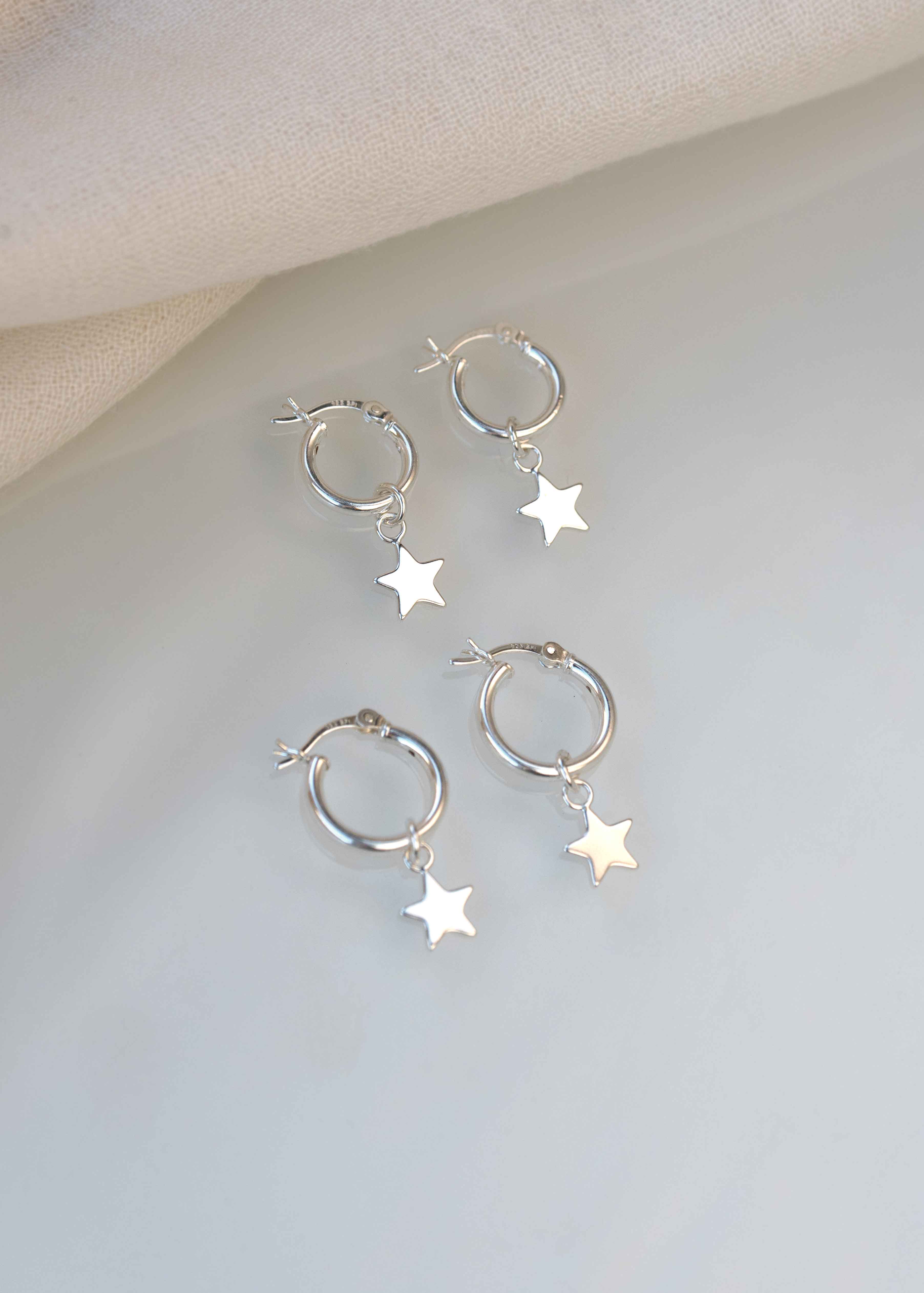 Mother Daughter Star Earrings Mother's Day Gift Set