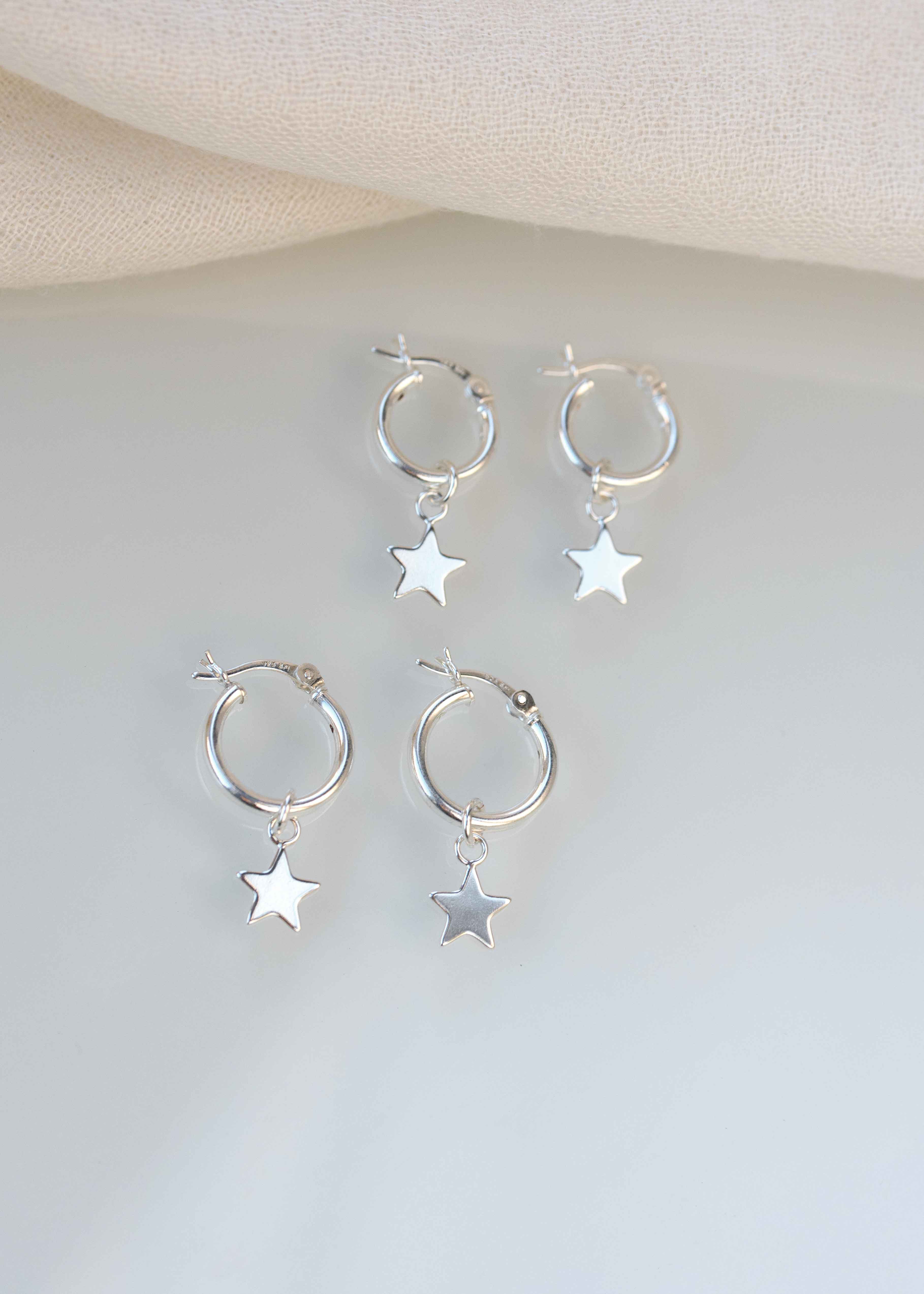 Mother Daughter Star Earrings Mother's Day Gift Set