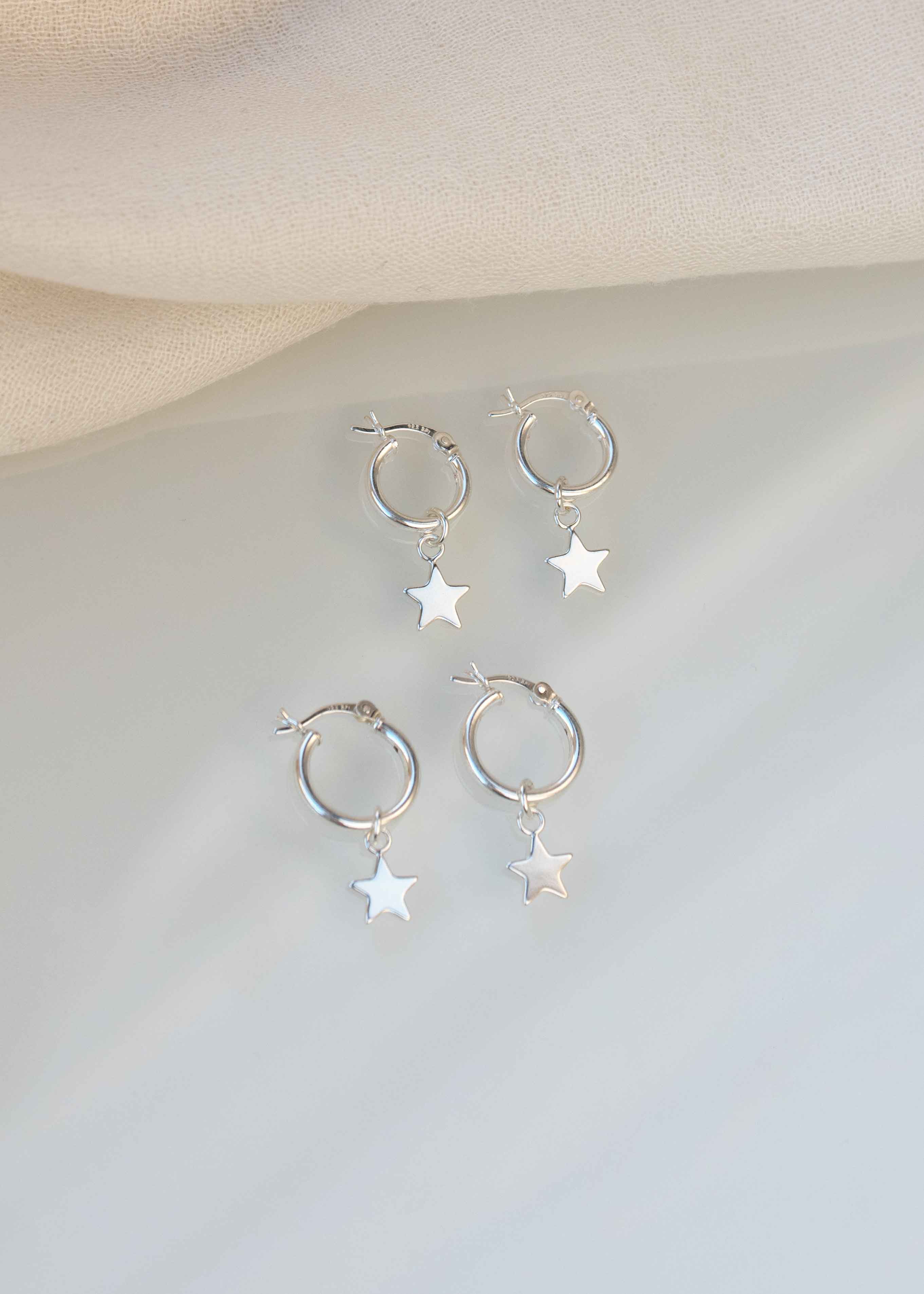 Mother Daughter Star Earrings Mother's Day Gift Set