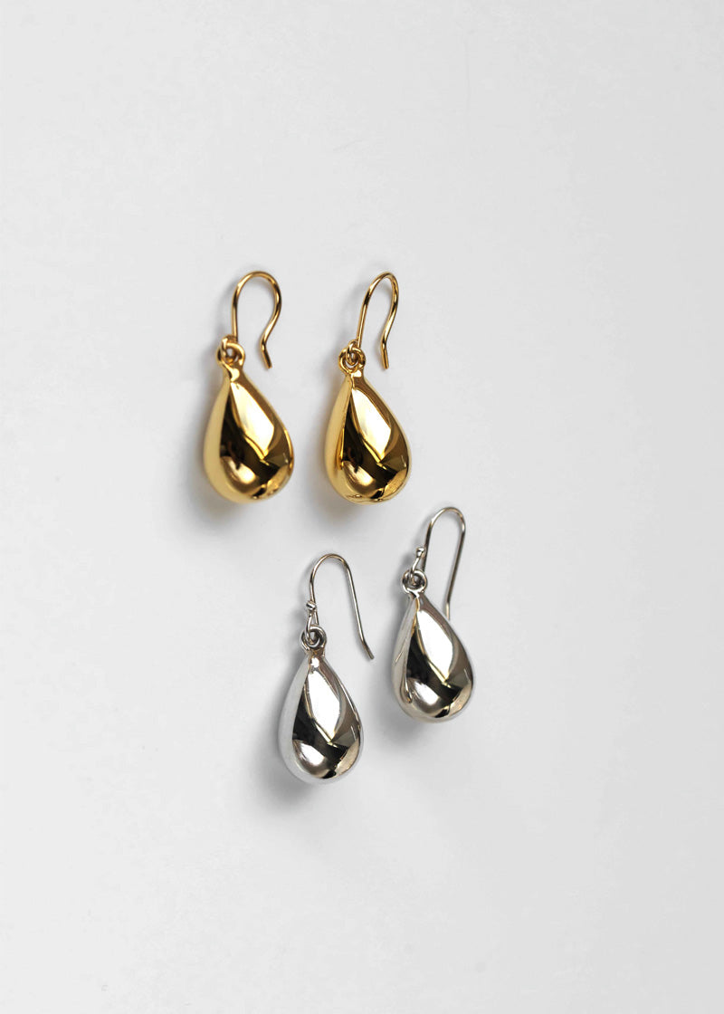 Teardrop Earrings Dangle Drop Earrings Sterling Silver 18k Gold Plated
