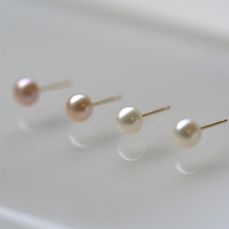 tiny freshwater pearl earrings