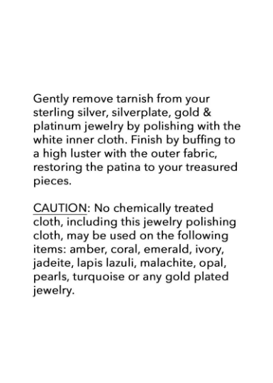 Jewelry polishing cloth VEATGE