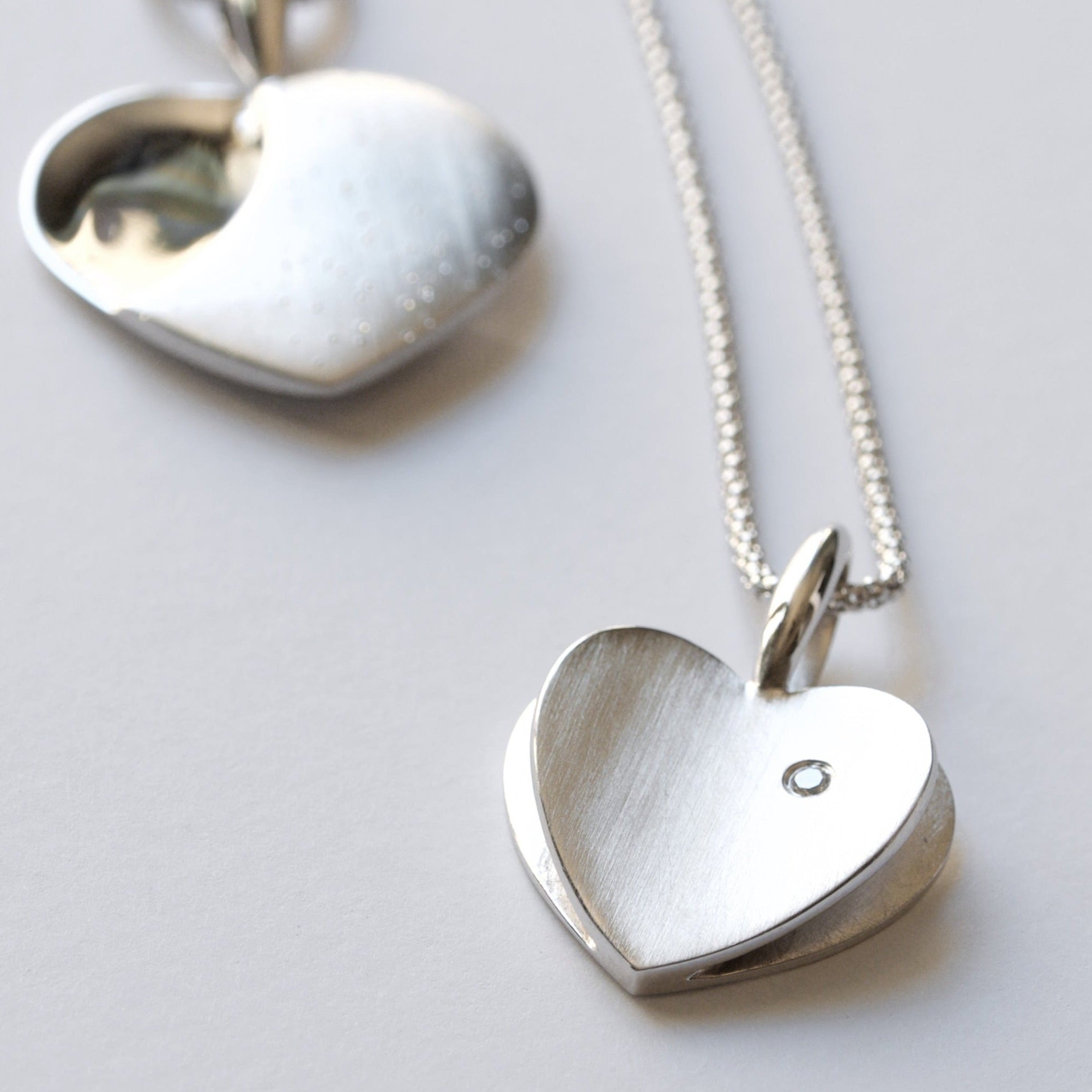 two hearts pendant