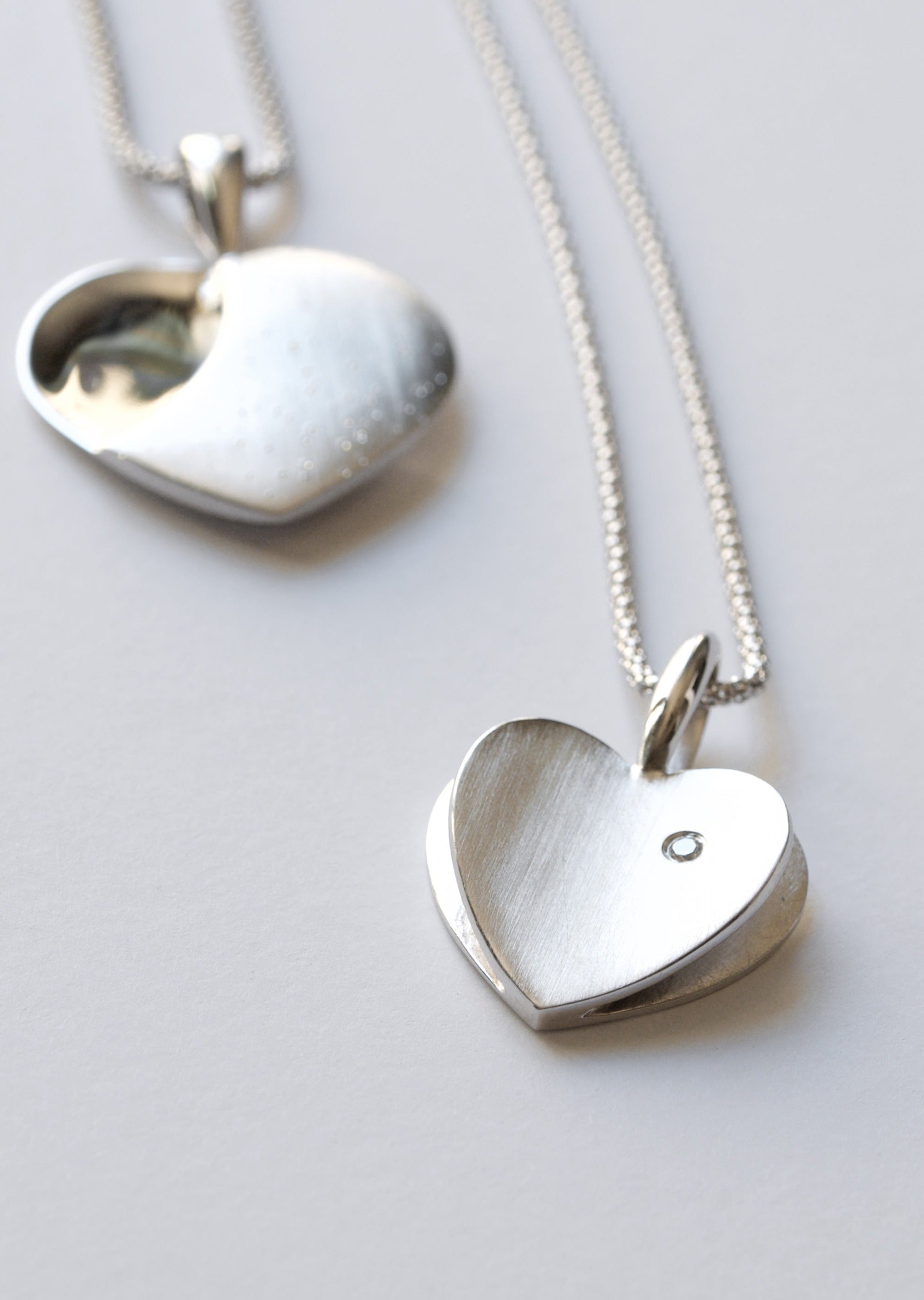 two hearts pendant