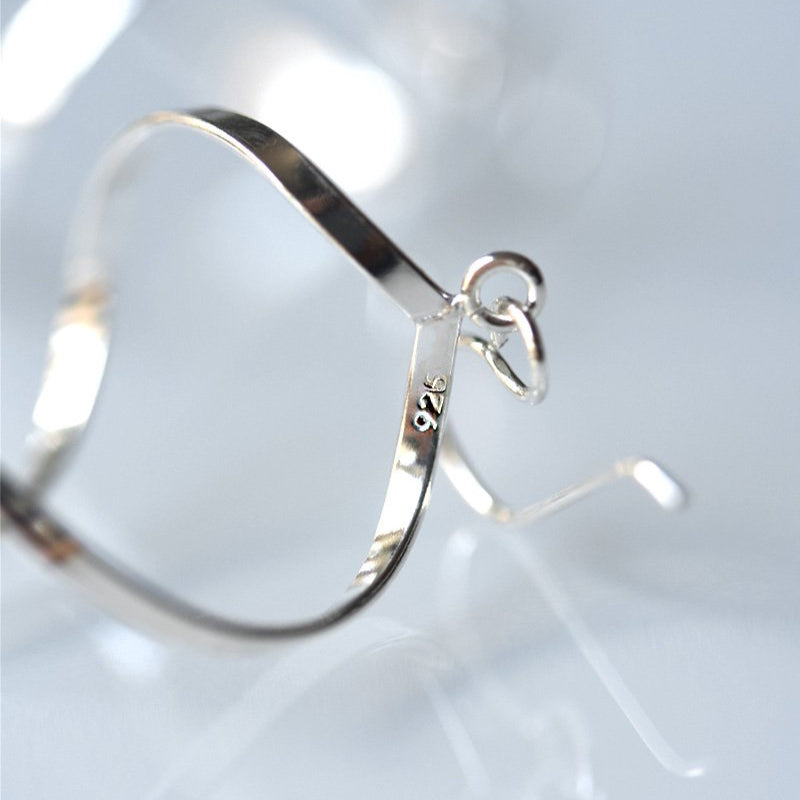 Silver spiral earrings, dangling earrings, boho earrings, unique earrings, abstract earrings