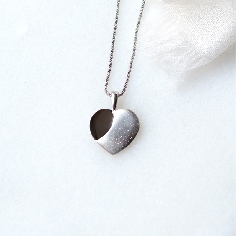 Diamond Dust Heart Pendant