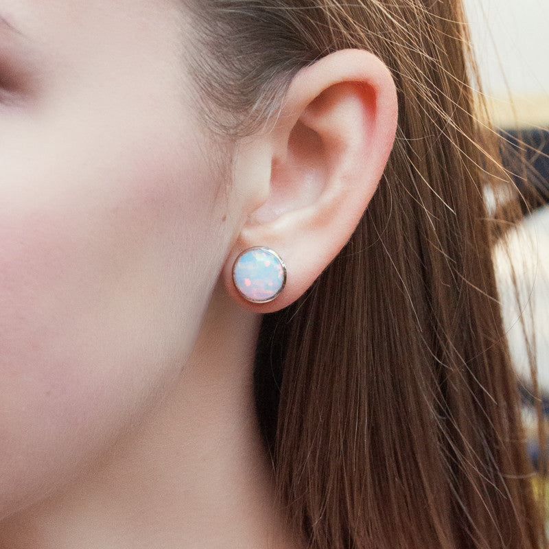 Opal Large Studs - Earrings