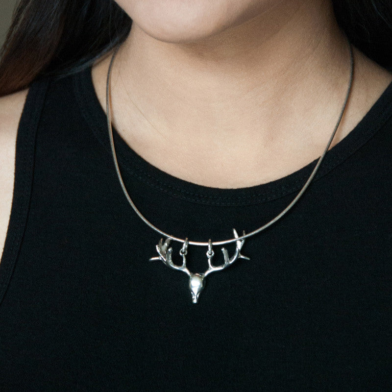 Reindeer antler pendant