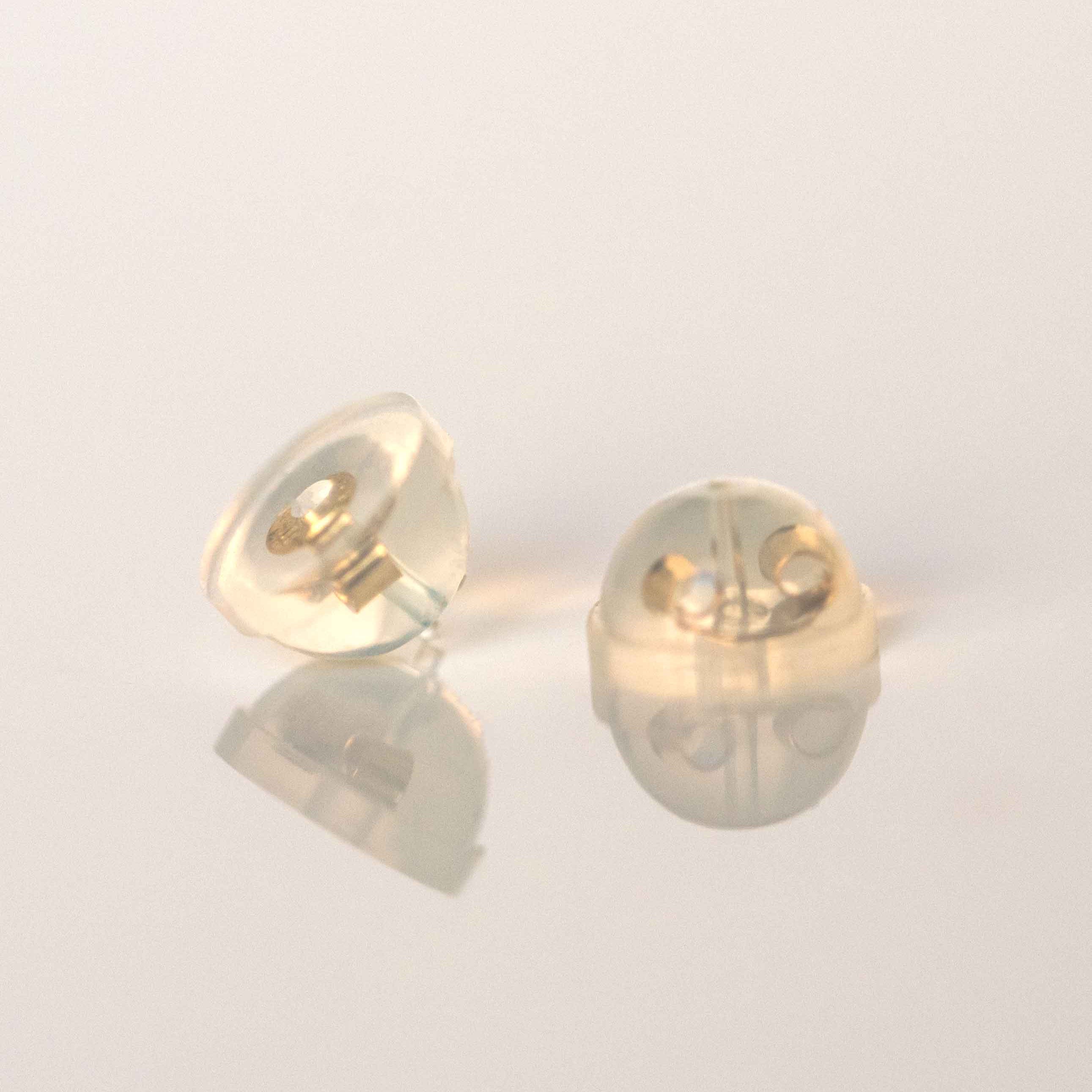 14k solid gold cartilage stud earrings