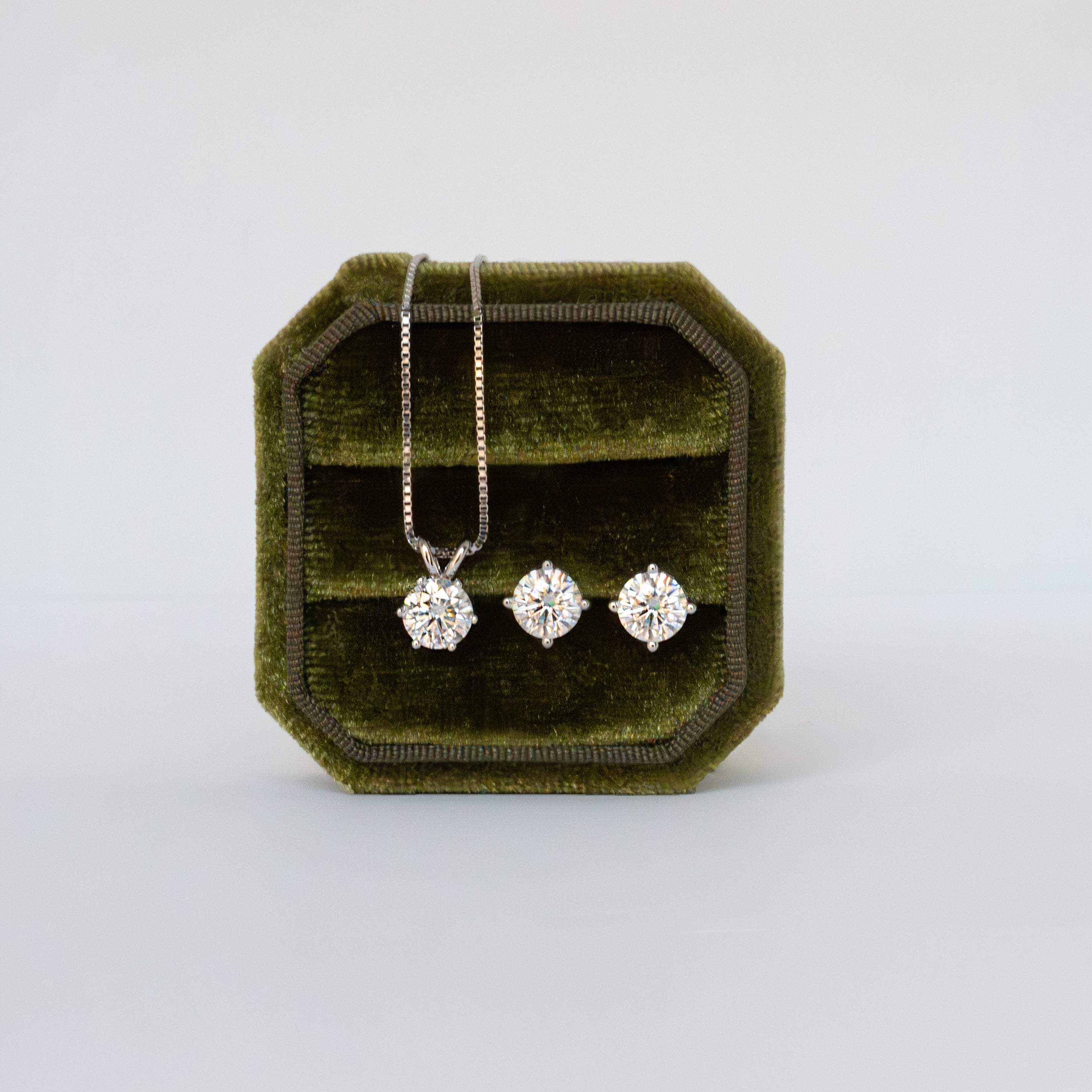 April Birthstone Diamond Alternatives