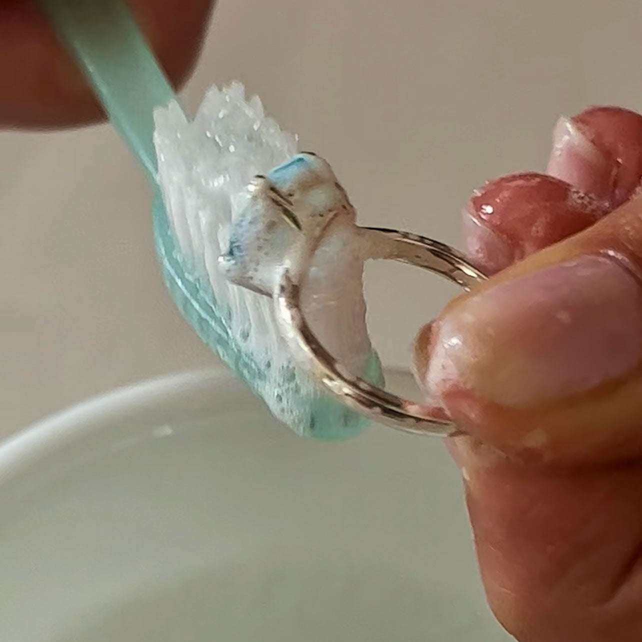 how to clean gemstone jewelry at home
