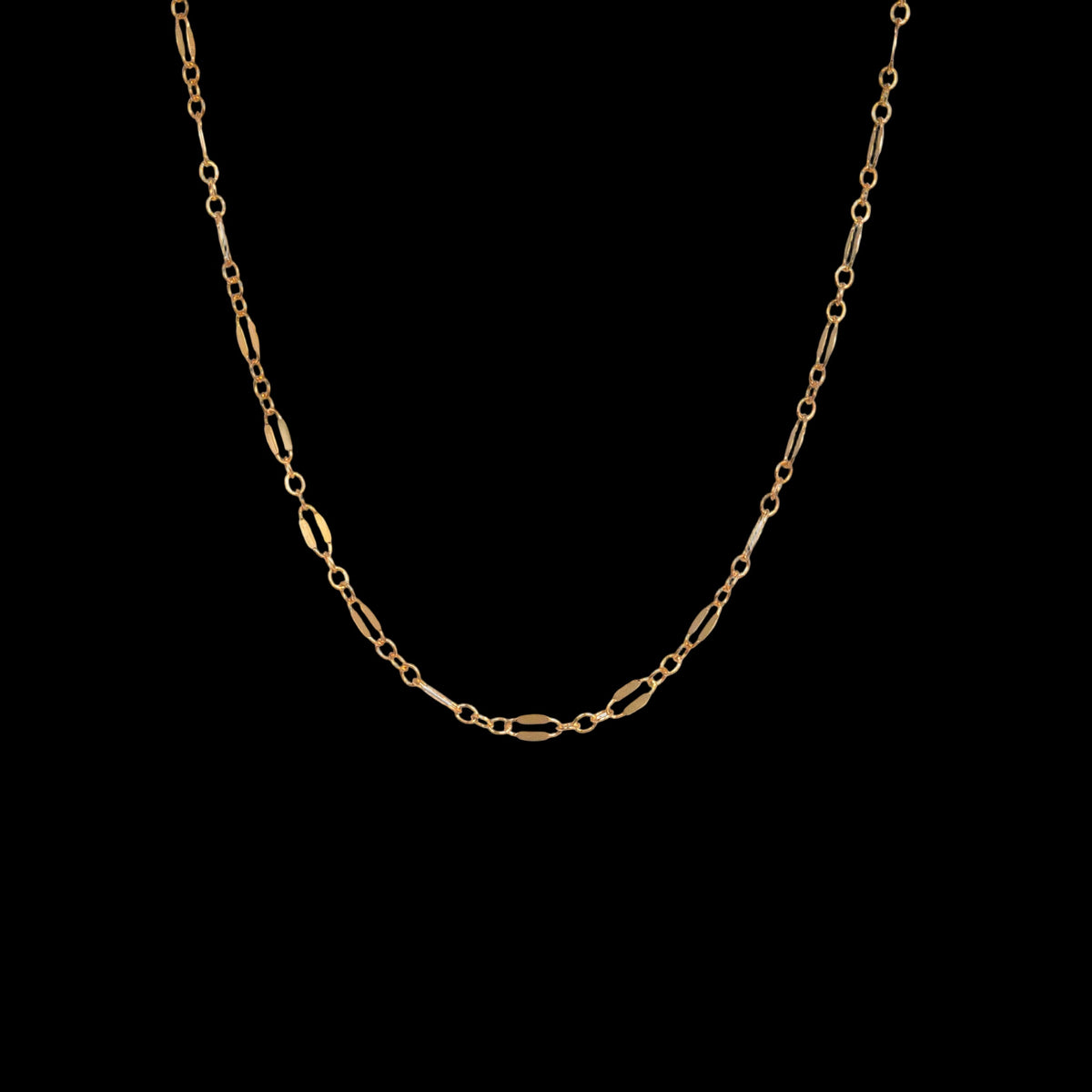 14k Gold Filled Lace Sequin Chain