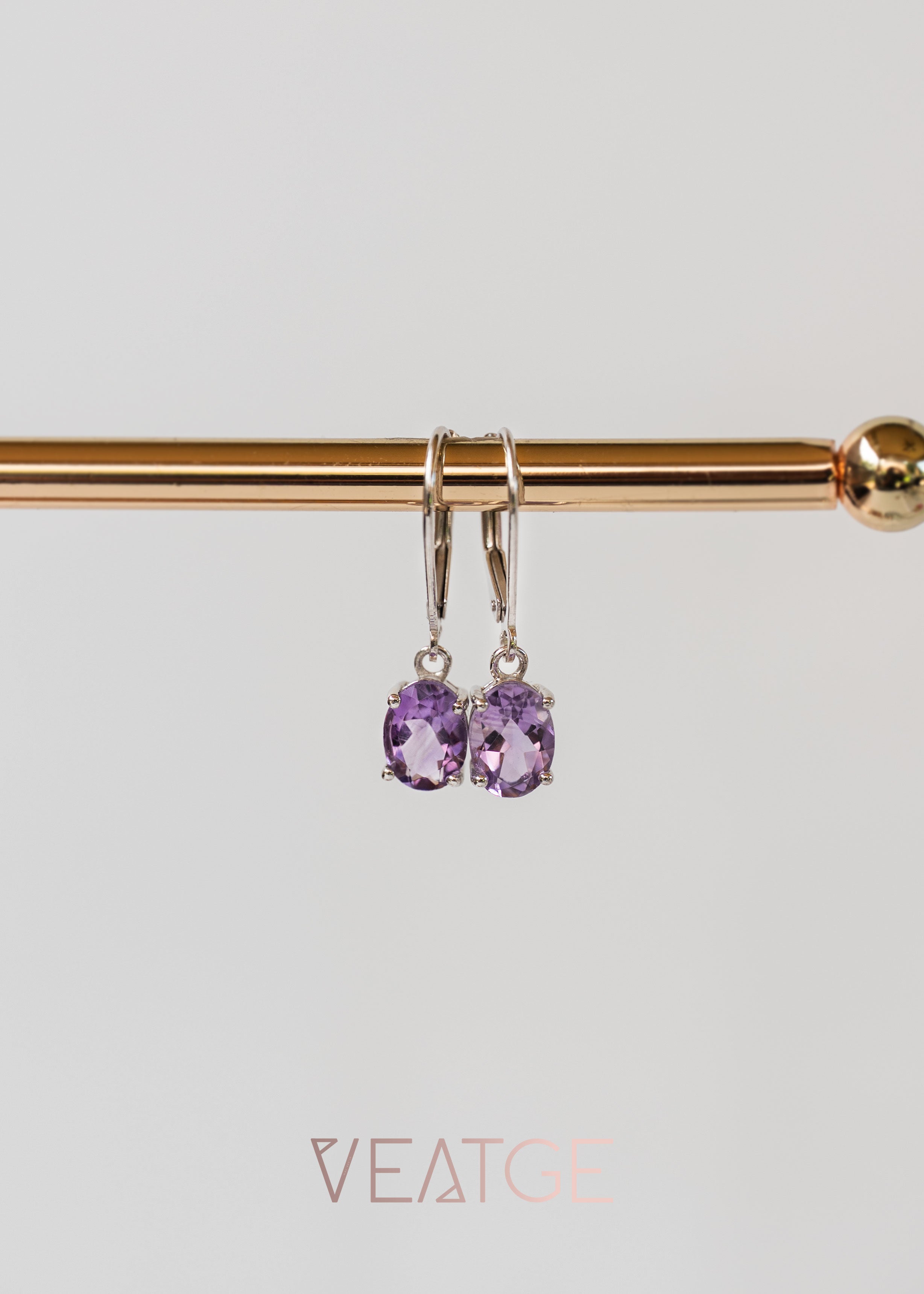 Amethyst Dangle Earrings