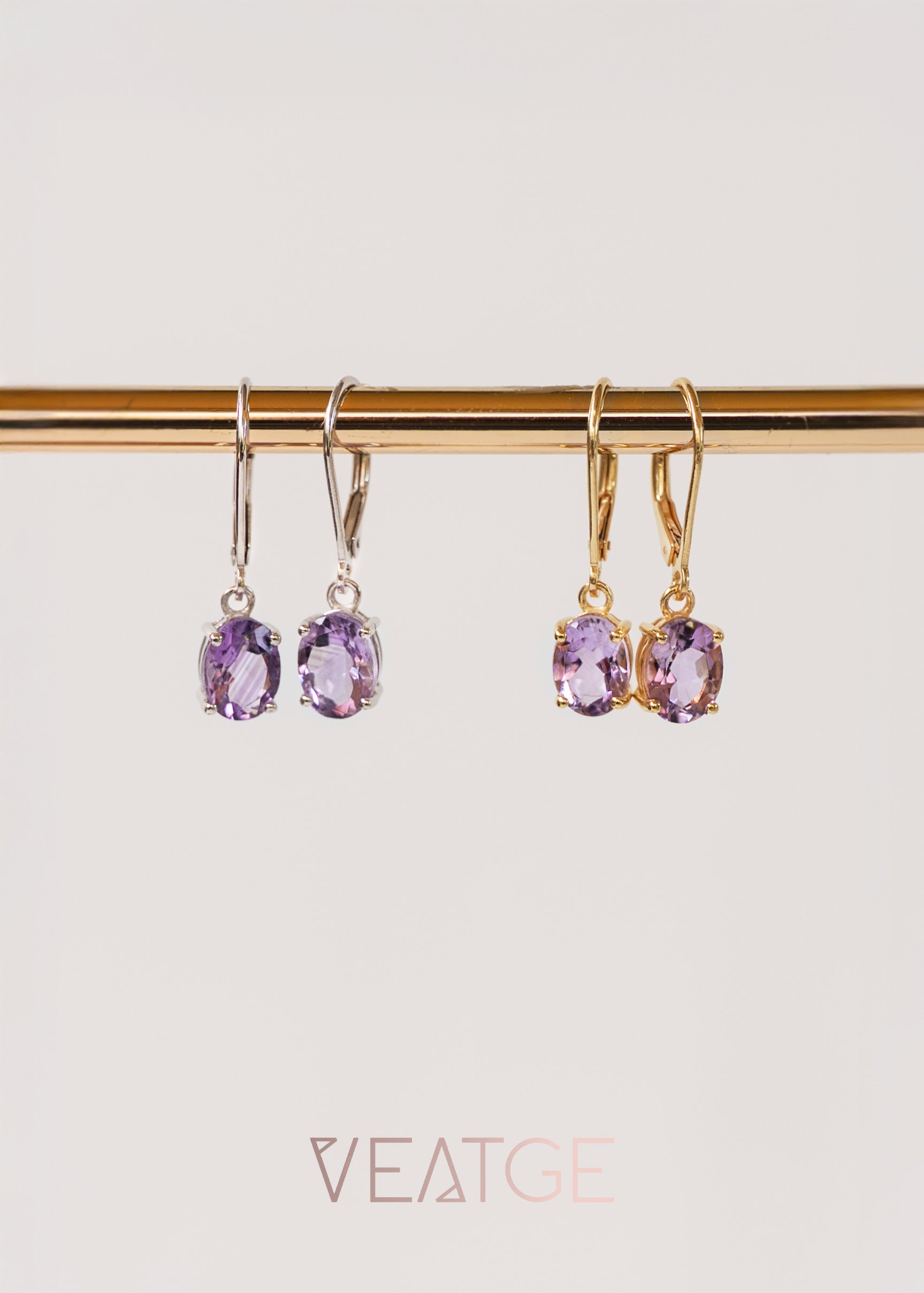 Amethyst Dangle Earrings