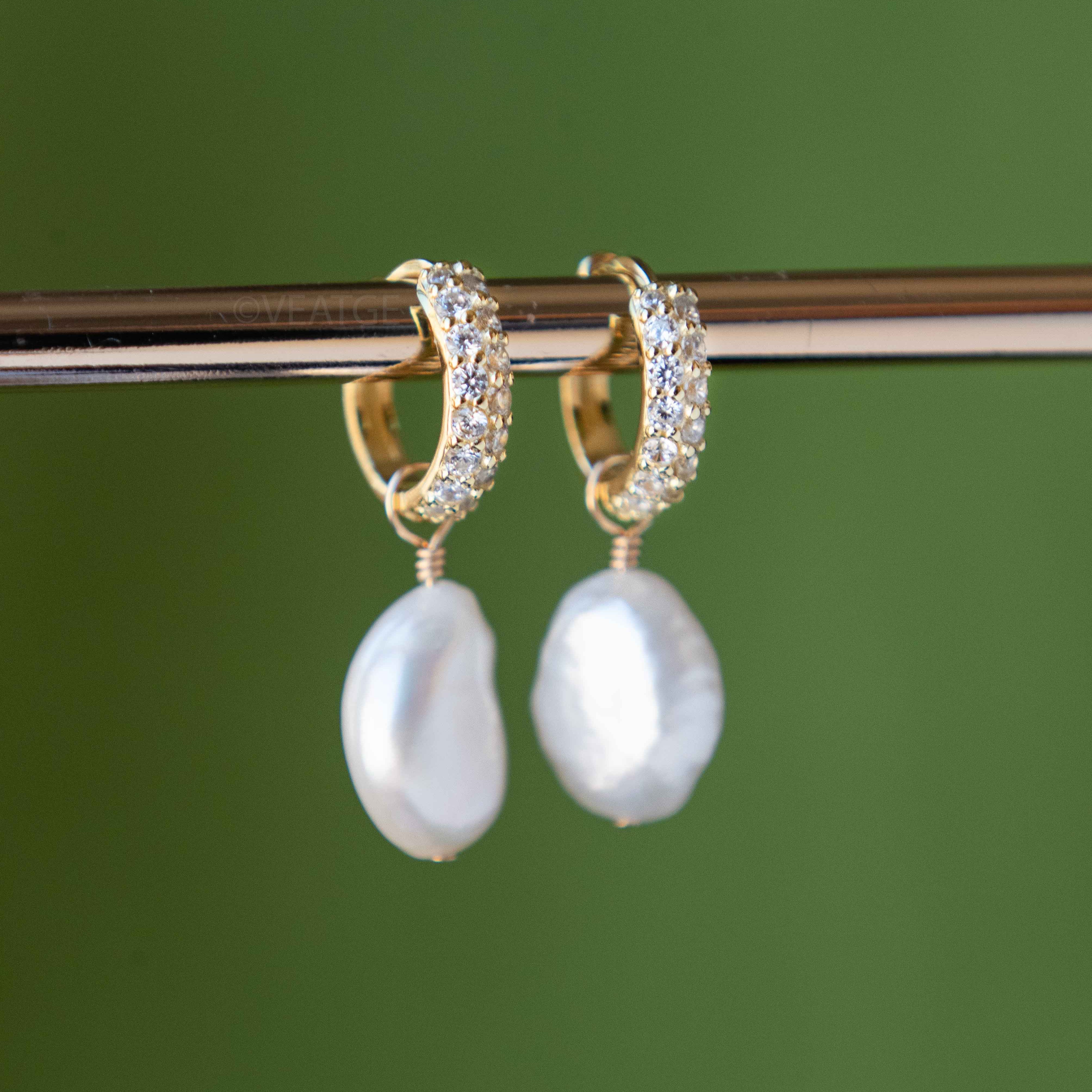 Amara Baroque Pearl Earrings