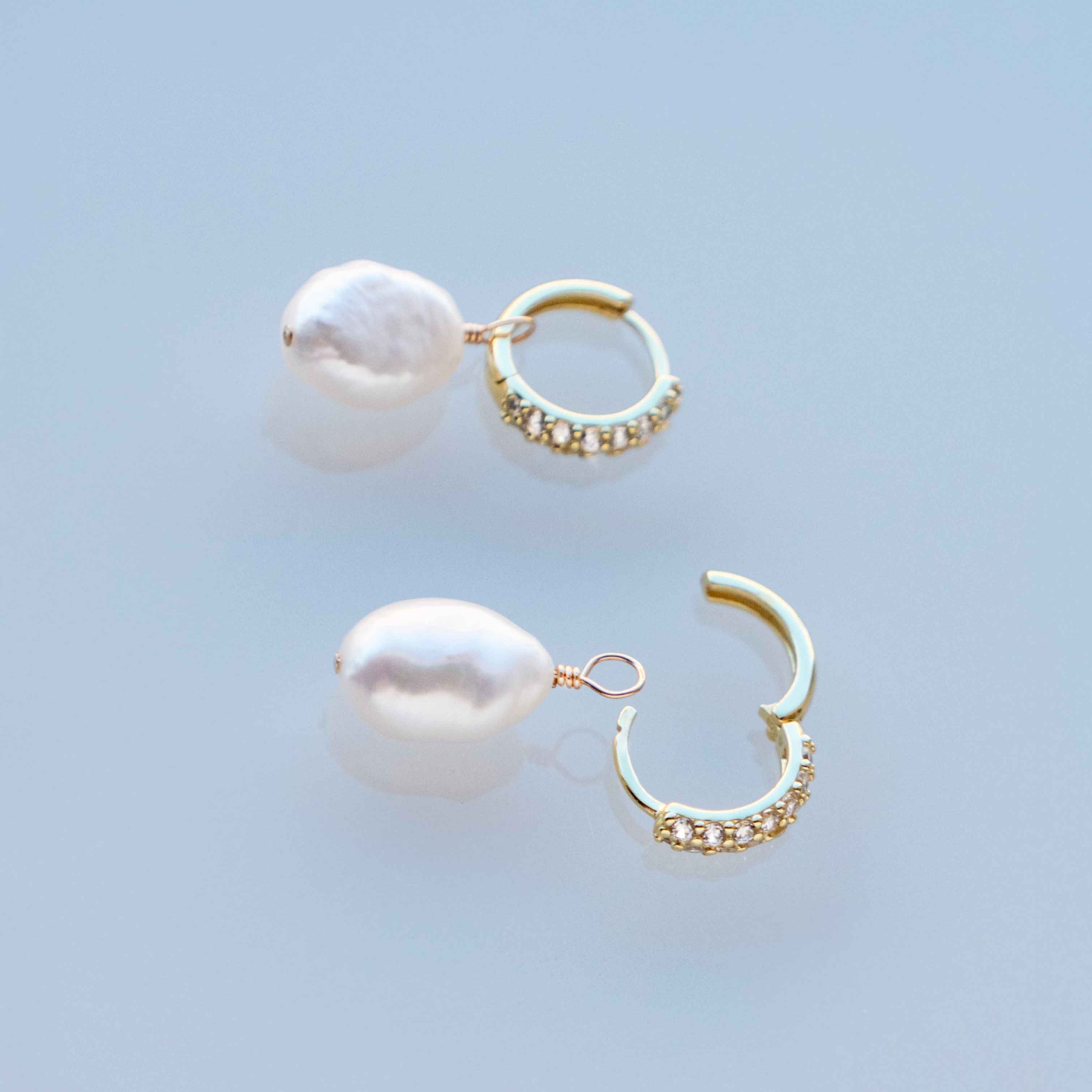Amara Baroque Pearl Earrings