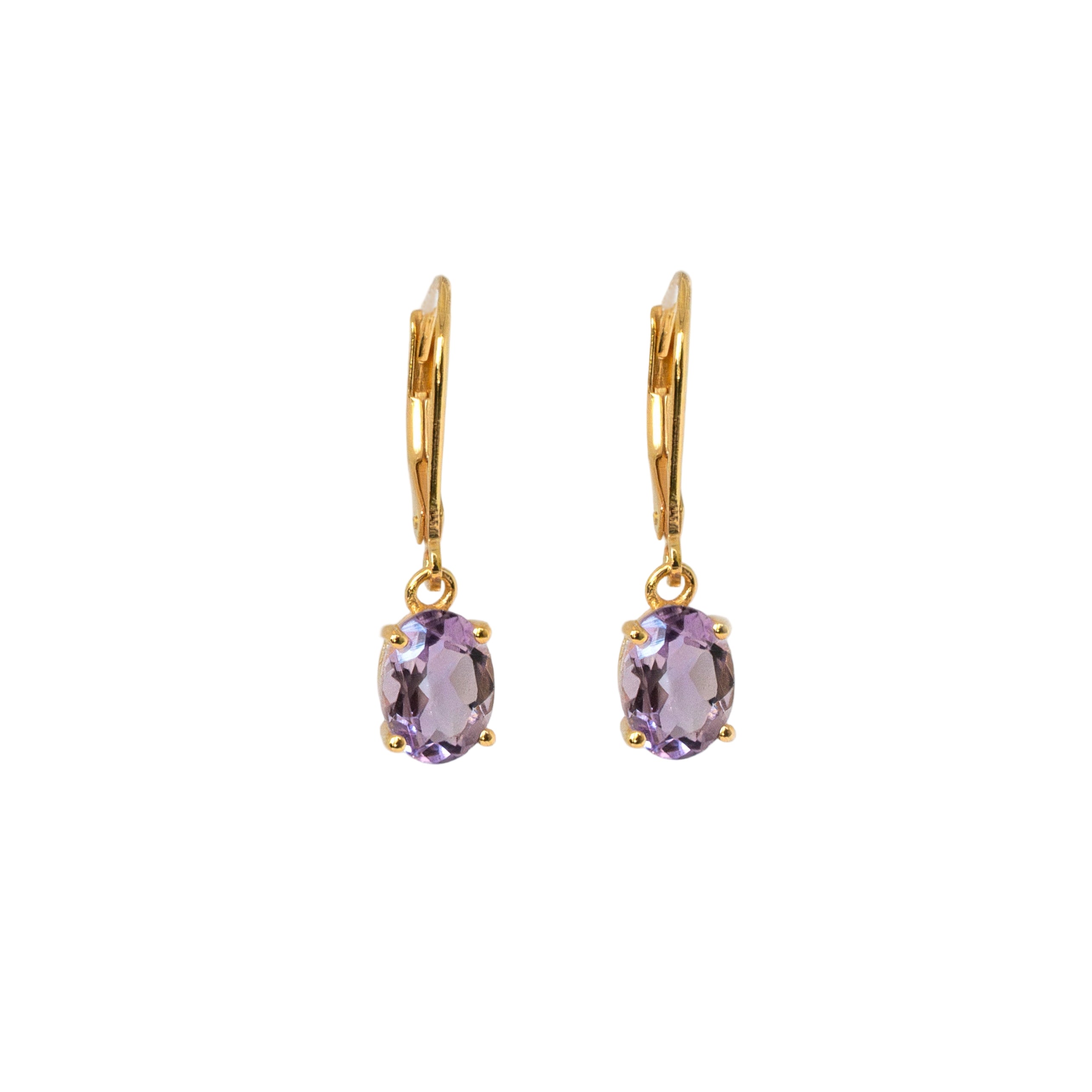 Amethyst-Dangle-Earrings-Gold