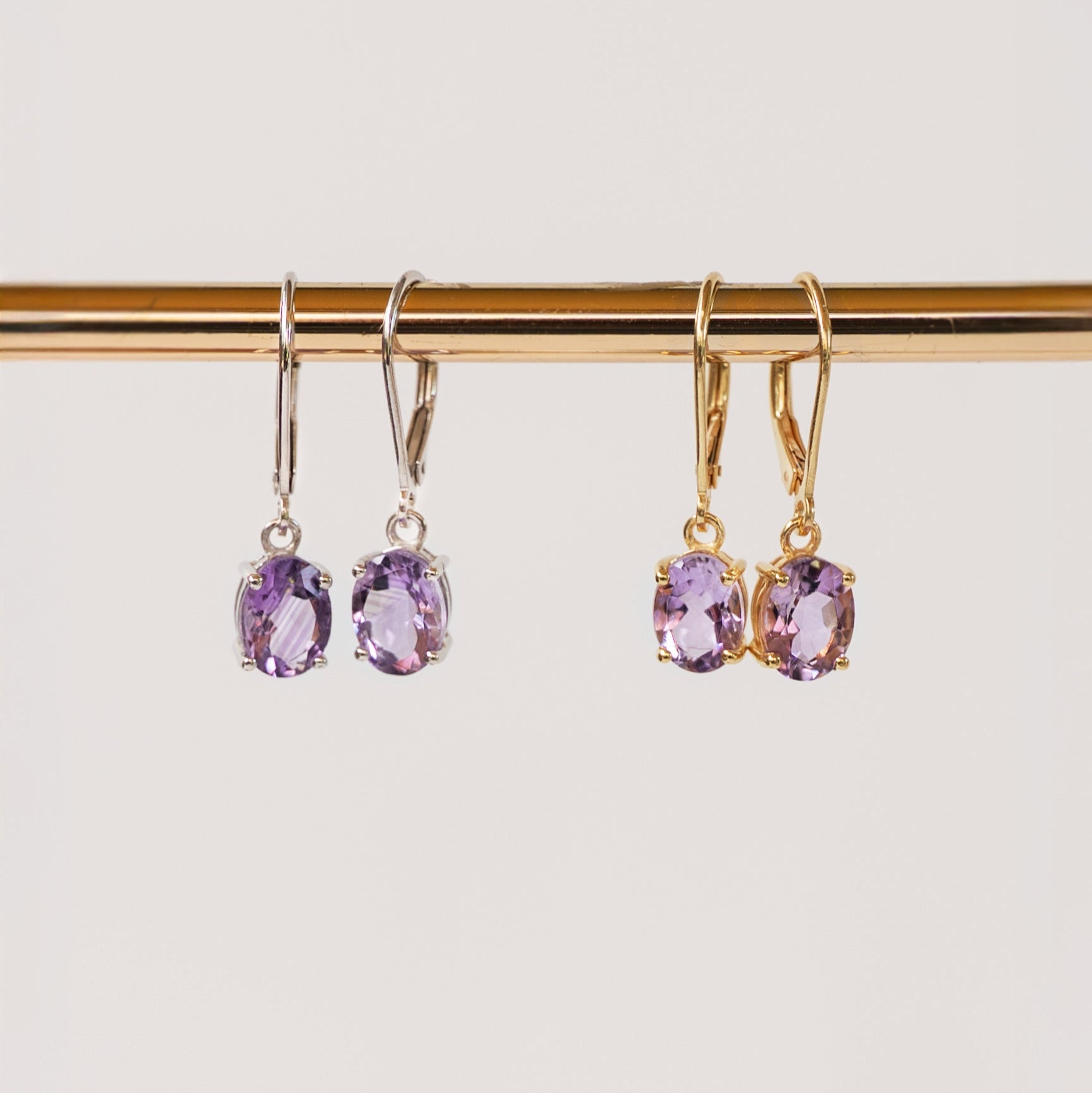 Amethyst Dangle Earrings