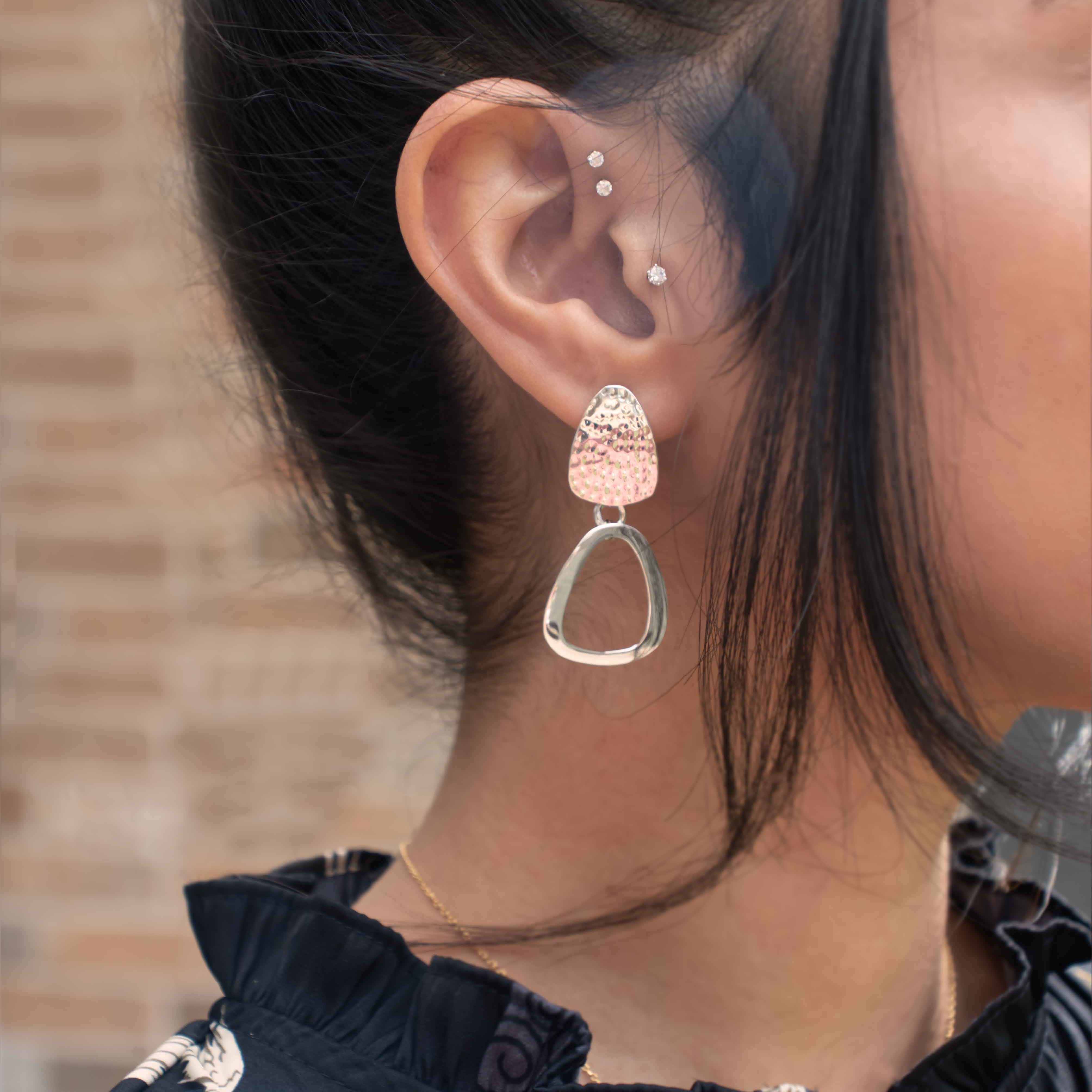 Ayra Sculptural Statement Earrings