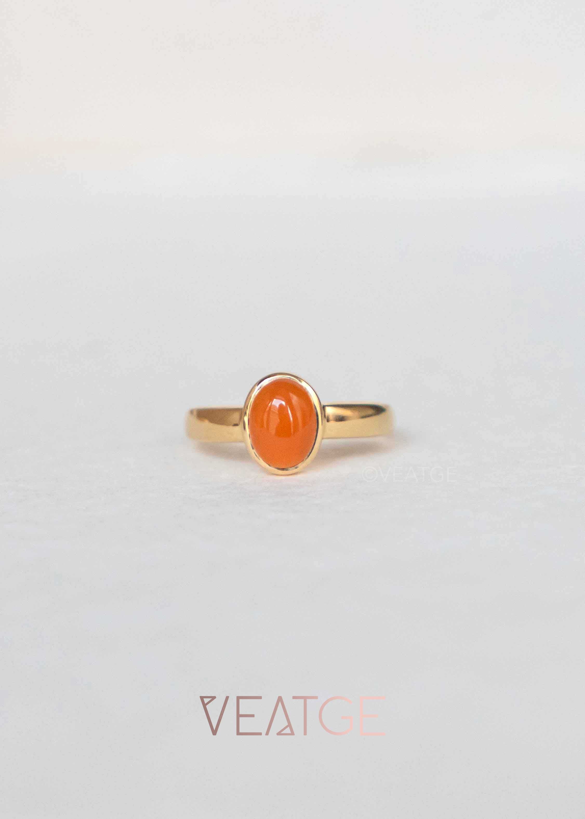 Carnelian Ring - Clementine