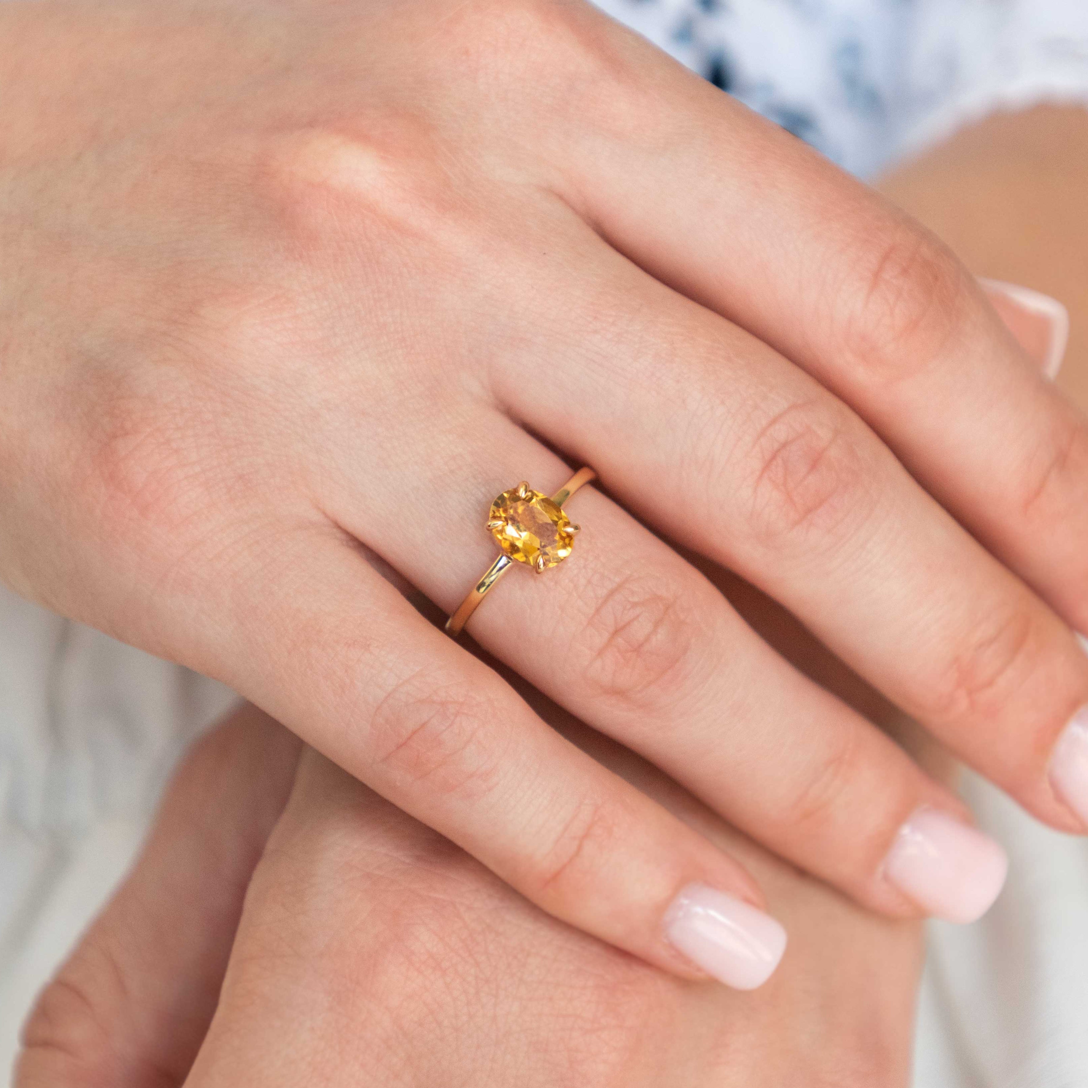 Citrine Ring - Signature Oval