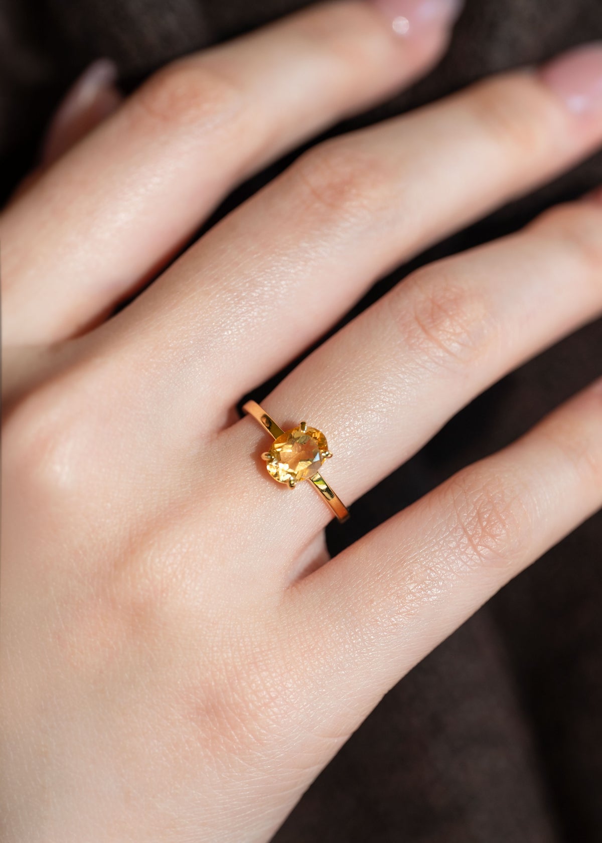 Citrine Ring - Signature Oval